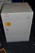 A ZANUSSI ZDE26100W TUMBLE DRYER width 60cm depth 60cm height 85cm (PAT pass and working)