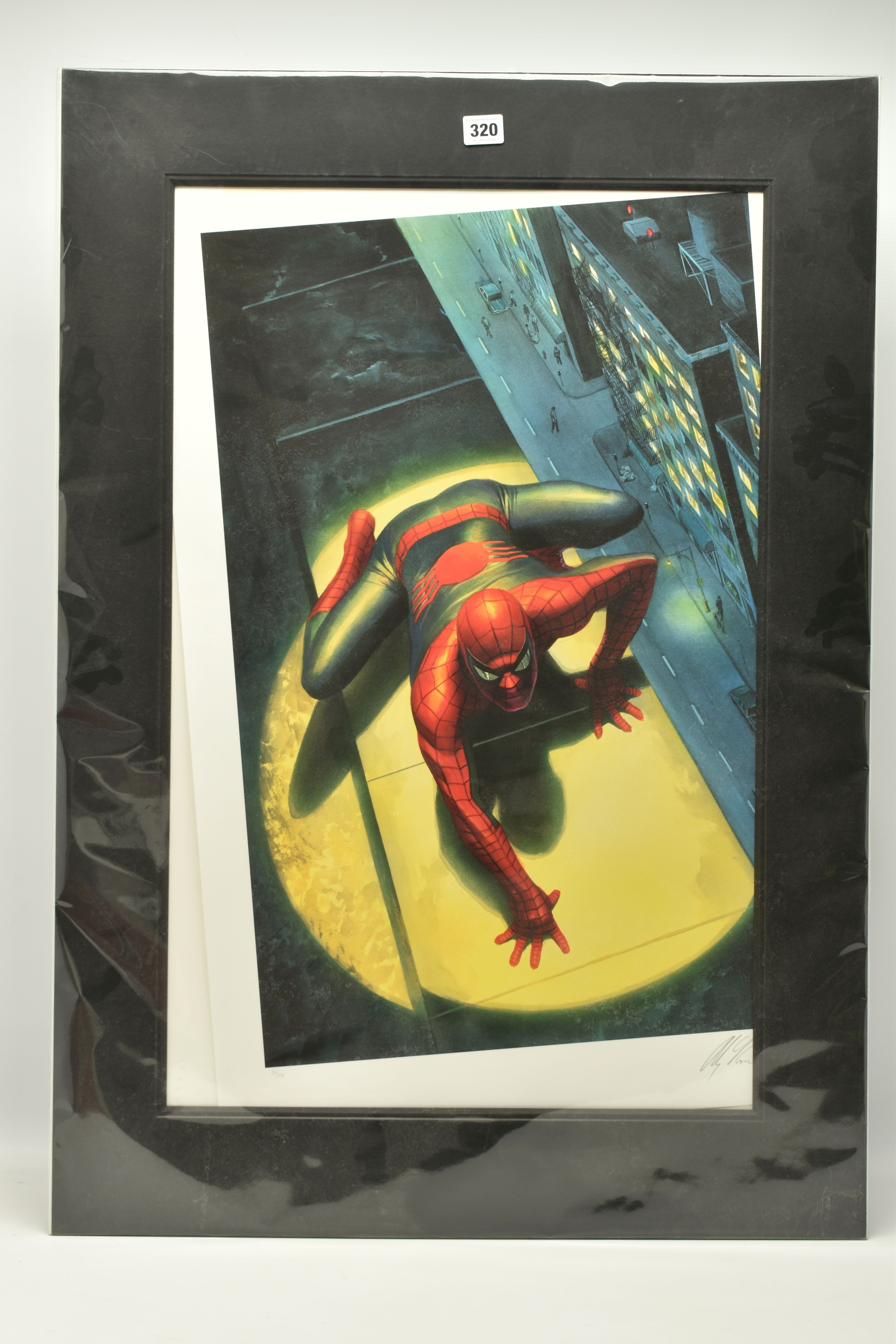 ALEX ROSS FOR MARVEL COMICS (AMERICAN CONTEMPORARY) 'THE SPECTACULAR SPIDERMAN', a signed limited