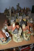 A LARGE COLLECTION OF FORTY EIGHT DAVID WINTER, LILLIPUT LANE AND SIMILAR SCULPTURES, comprising a
