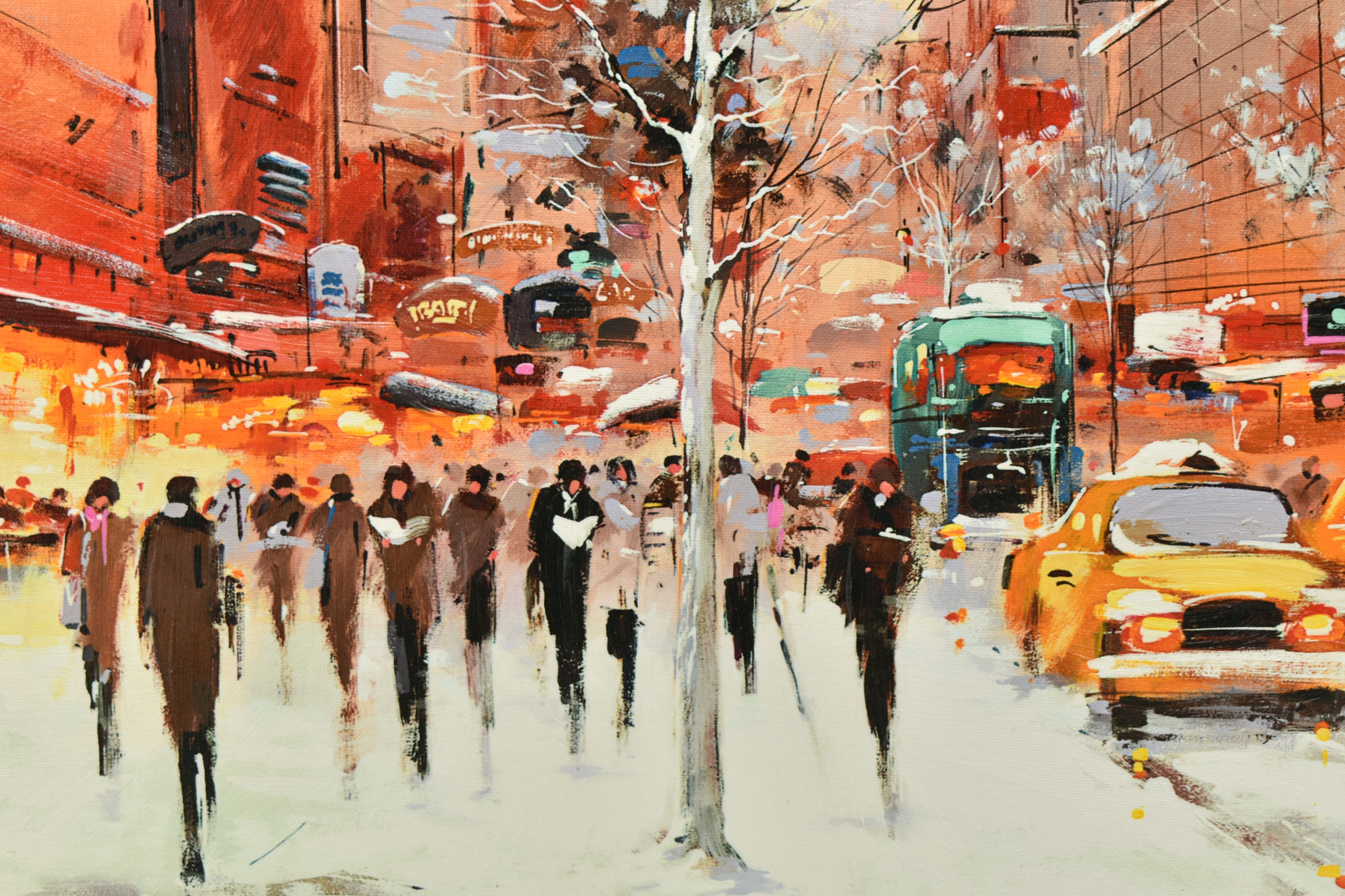 HENDERSON CISZ (BRAZIL 1960) 'MANHATTAN MORNING', a signed limited edition print depicting a New - Image 7 of 9