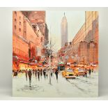 HENDERSON CISZ (BRAZIL 1960) 'MANHATTAN MORNING', a signed limited edition print depicting a New