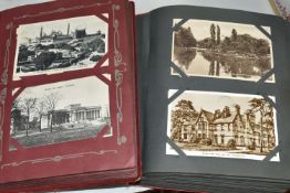 TWO ALBUMS OF POSTCARDS containing approximately 440 miscellaneous examples from the early-mid