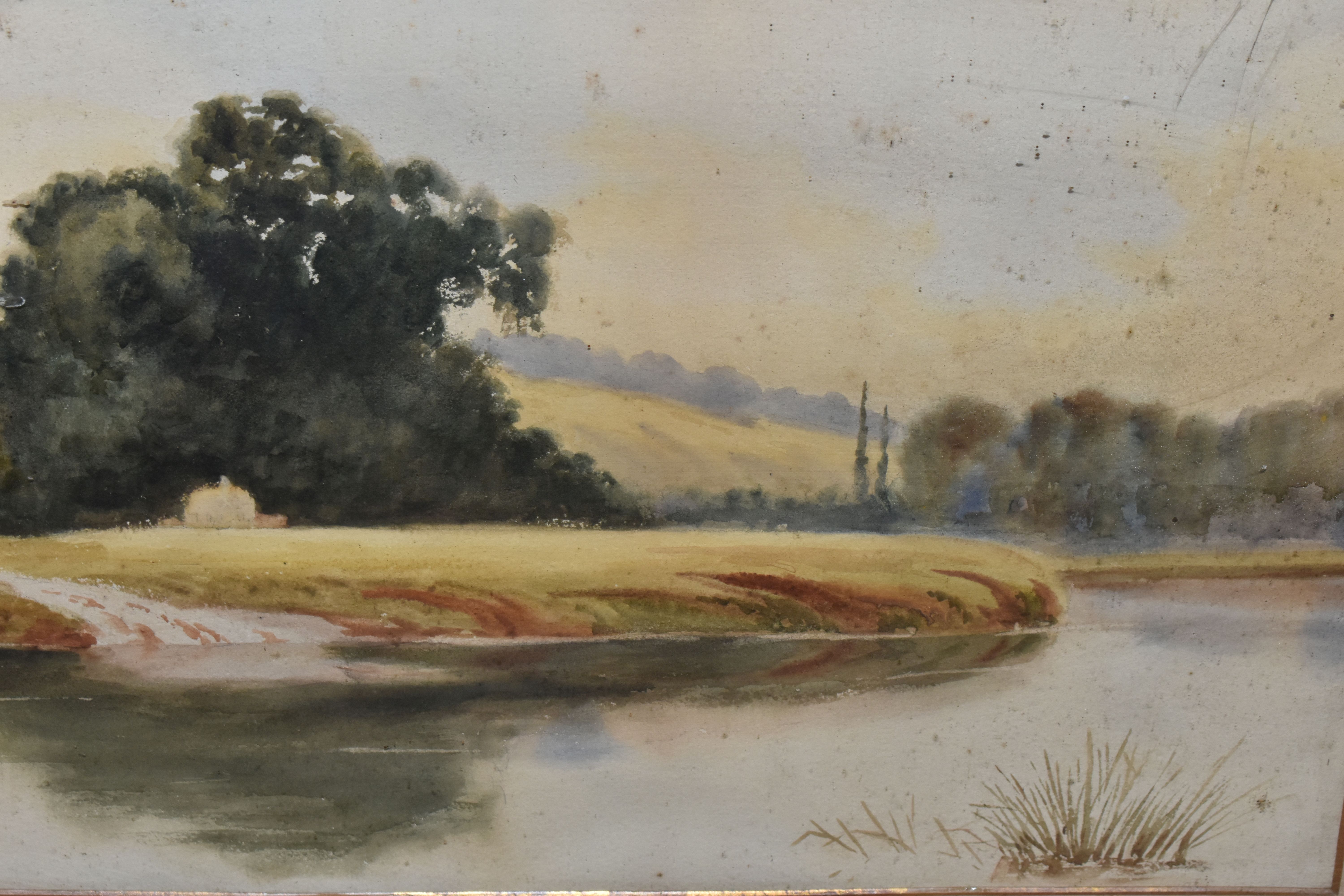 THREE LATE 19TH / EARLY 20TH CENTURY LANDSCAPE WATERCOLOURS, comprising a Arthur F. Maugham - Image 8 of 9