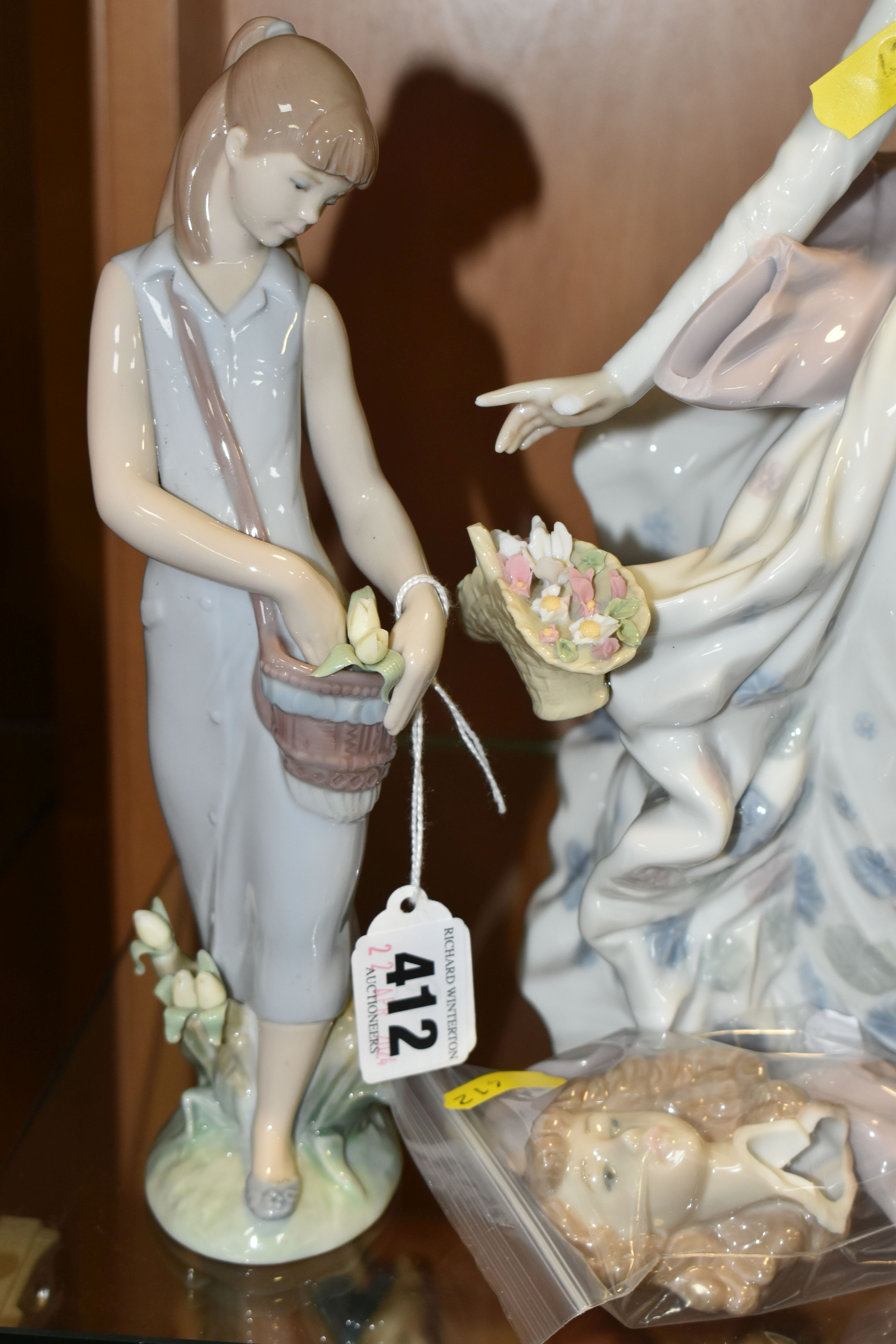 THREE LLADRO FIGURINES, comprising 'Tulip Garden' model no. 7712, a 1989 Collector's Society - Image 3 of 7