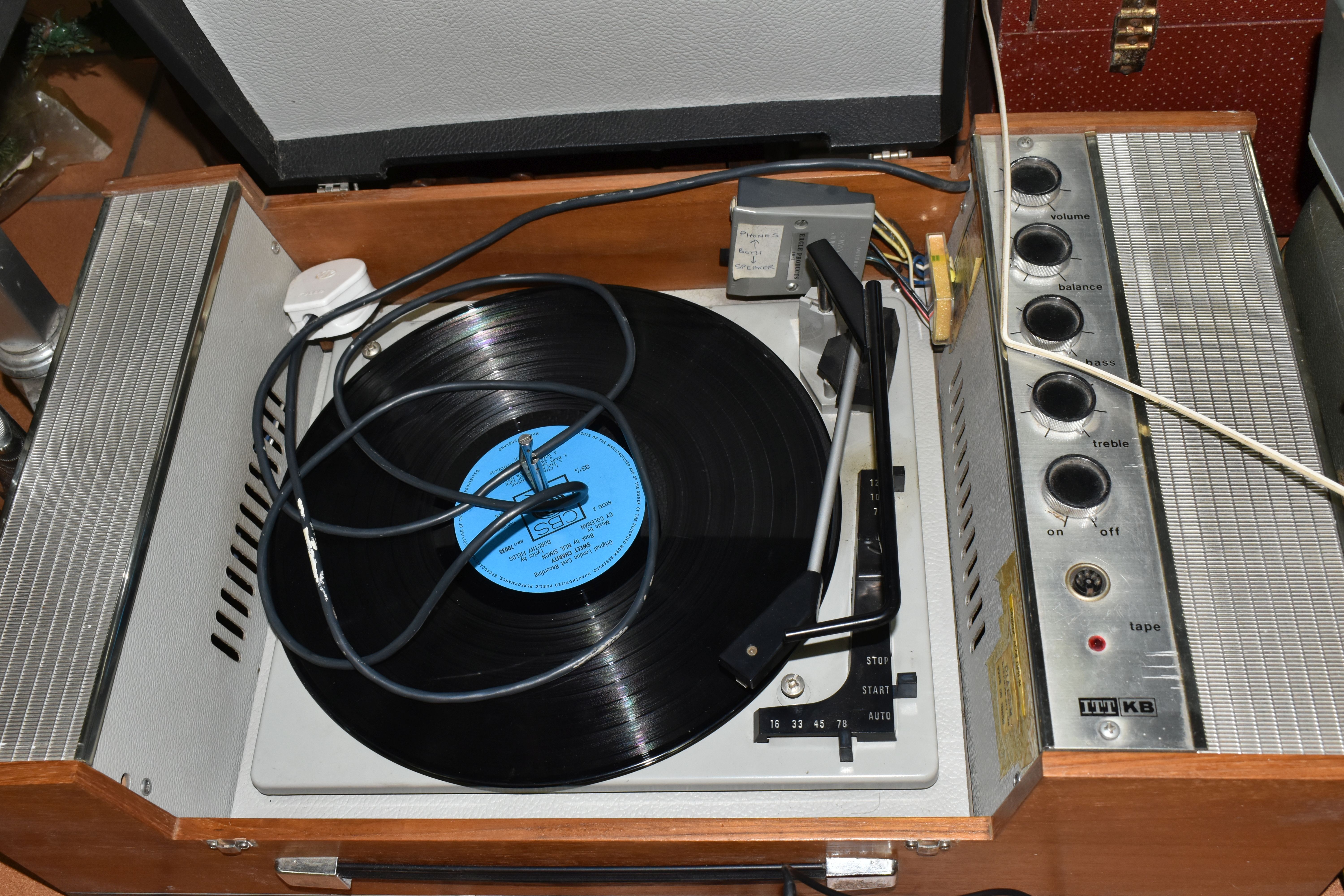 A GROUP OF AUDIO EQUIPMENT, comprising an ITT KB turntable DD206DC ACOS GP91-94, an Embassy Four - Image 4 of 6