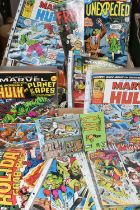 MIGHTY WORLD OF MARVEL COMICS NO'S 1-250, two boxes of Marvel UK comics, also includes around ten