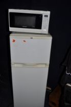 AN ARGOS ASTFF48116W FRIDGE FREEZER width 48cm depth 50cm height 115cm (PAT pass and working at 3