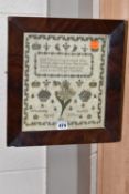 A QUANTITY OF PICTURES AND PRINTS ETC, to include a needlework sampler by Winefride Howell aged
