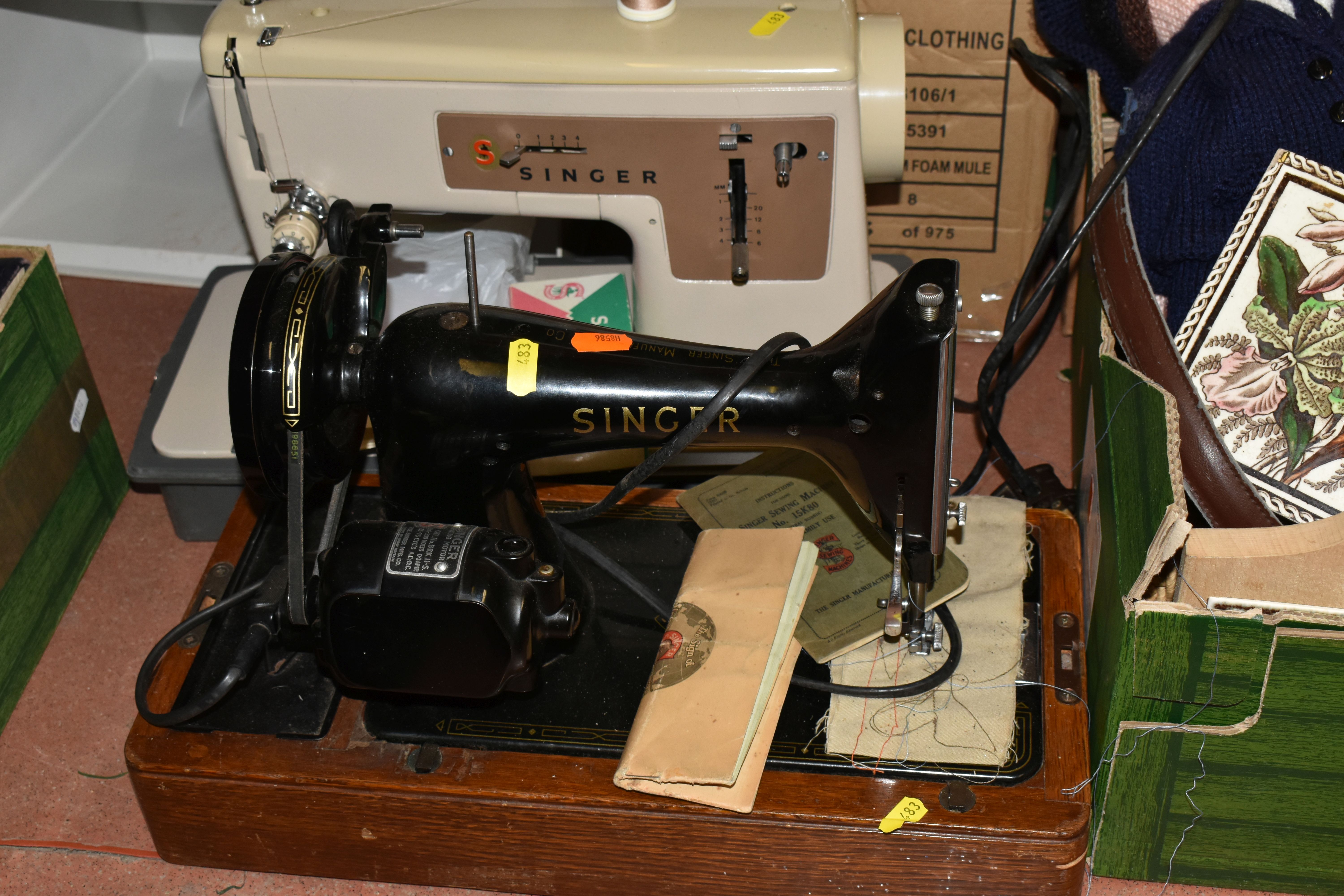 FIVE BOXES AND LOOSE MISCELLANEOUS SUNDRIES, to include a collection of vintage tins, a vintage Bush - Image 2 of 11