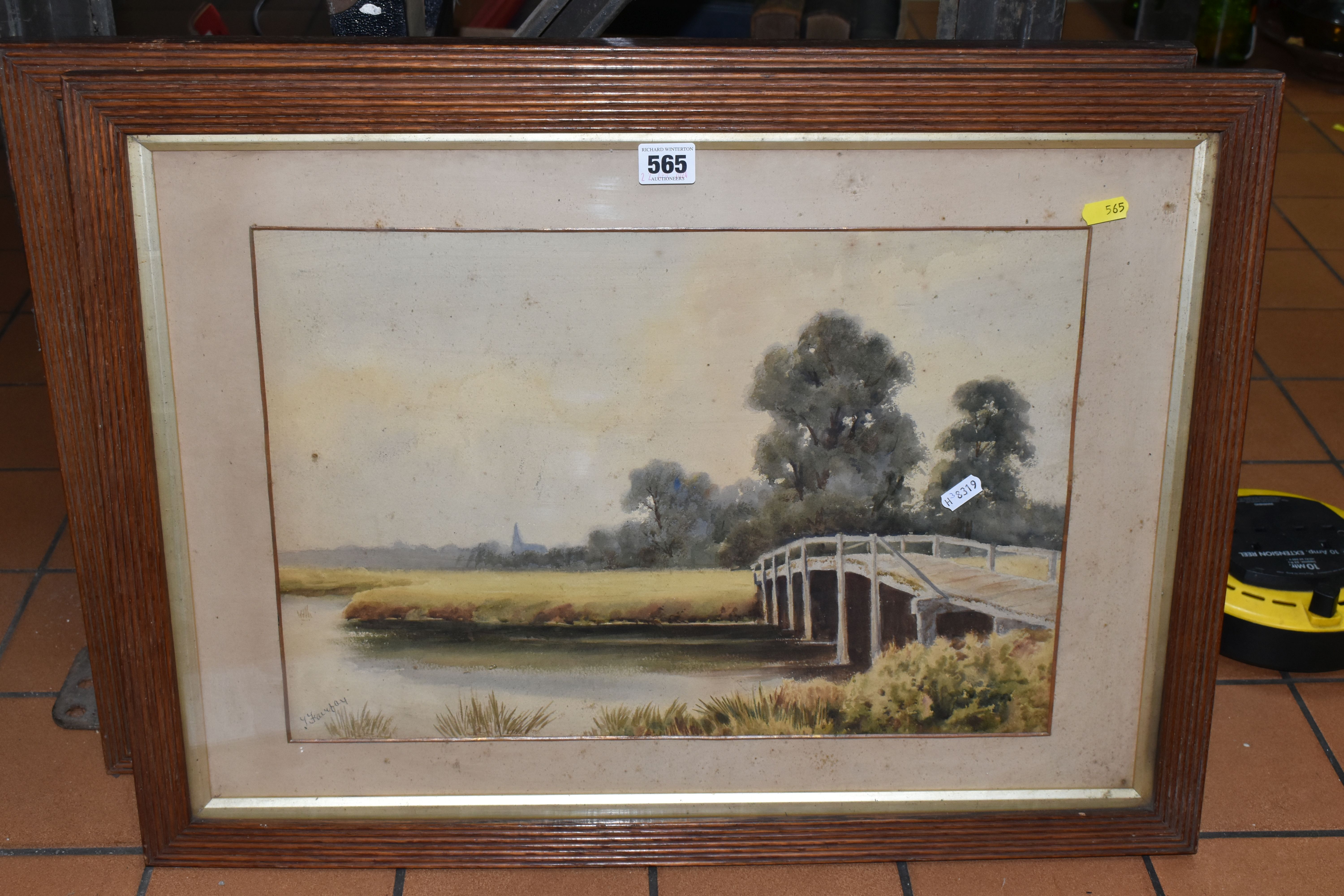 THREE LATE 19TH / EARLY 20TH CENTURY LANDSCAPE WATERCOLOURS, comprising a Arthur F. Maugham - Image 4 of 9