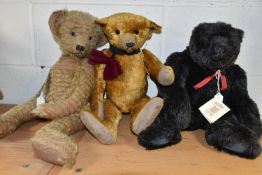 THREE COLLECTORS TEDDY BEARS, comprising a Bear Bits 'Antares' limited edition teddy bear no 3/15,