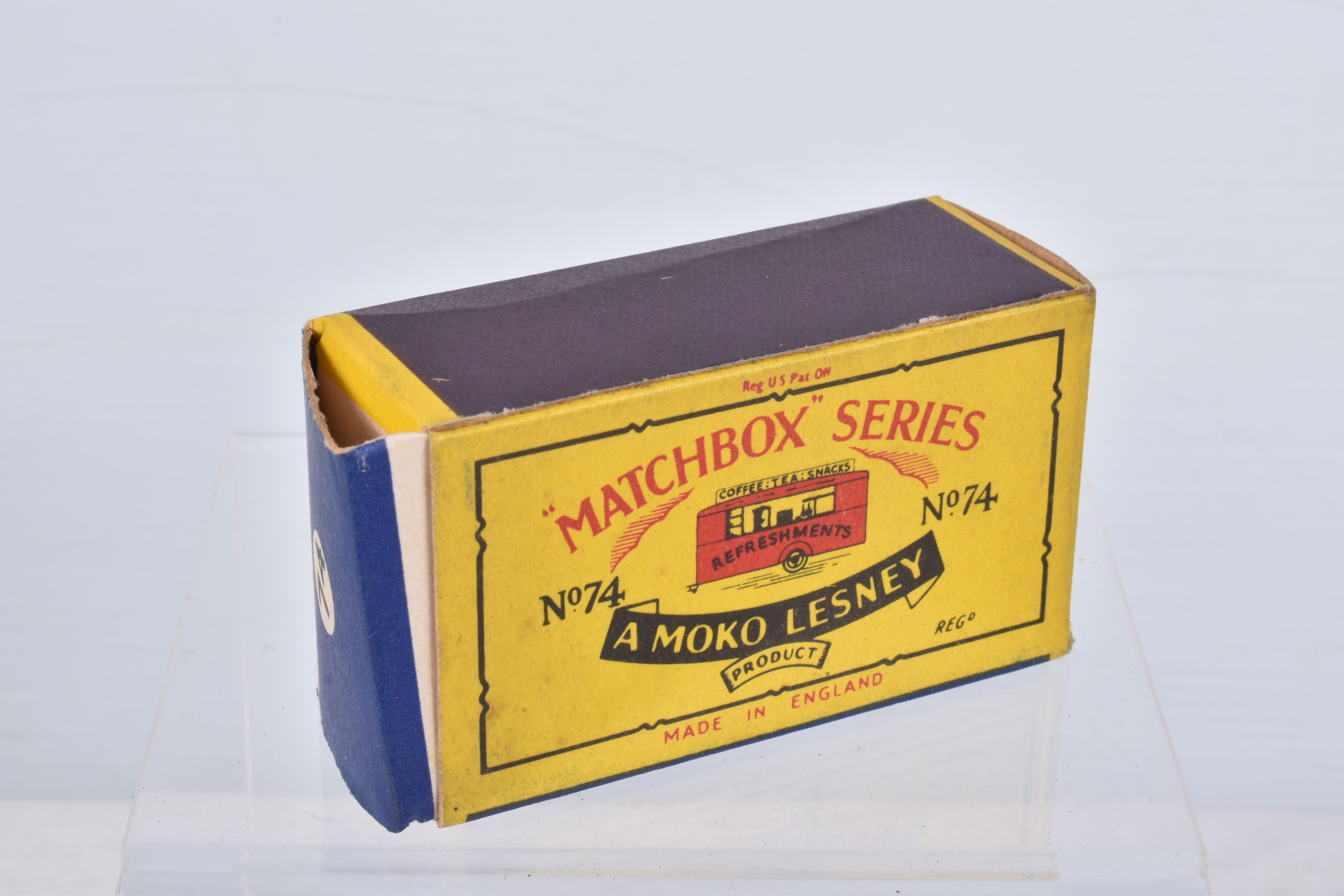 A BOXED MOKO LESNEY MATCHBOX SERIES MOBILE CANTEEN,No.74, white/cream body, light blue base and - Image 2 of 6