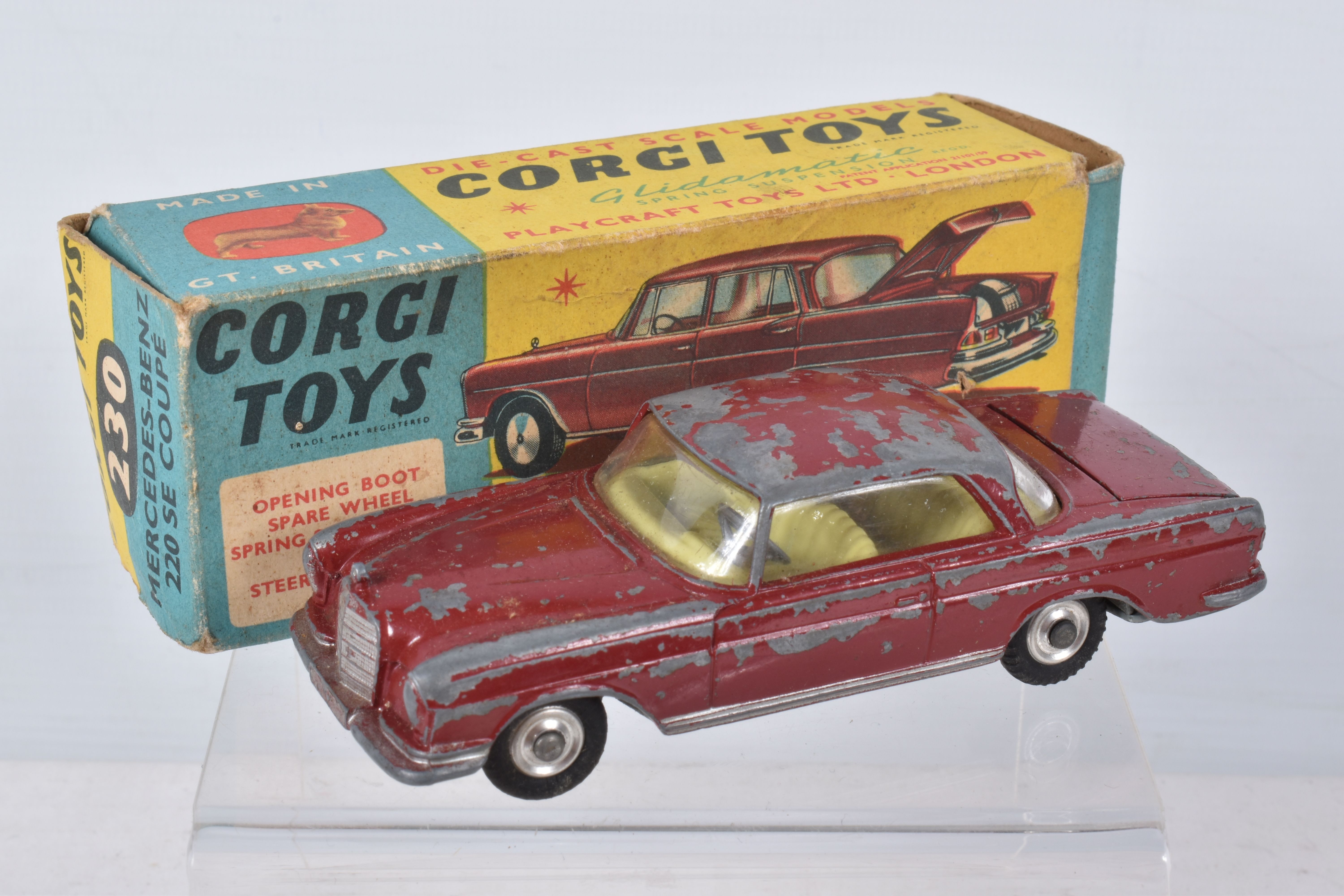 FOUR BOXED CORGI TOYS CAR MODELS, Ford Thunderbird Open Sports, No.215S, missing driver, Bentley - Image 16 of 29