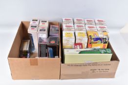 TWO BOXES INCLUDING TWENTY NINE BOXED DIECAST VEHICLES, to include a collection of twenty three