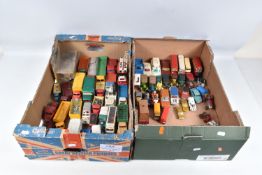 A QUANTITY OF UNBOXED AND ASSORTED PLAYWORN DIECAST VEHICLES, to include Dinky Supertoys Foden