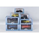 SEVEN BOXED DIECAST OXFORD VEHICLES, to include a 1:43 scale AC Aceca Vineyard Green, numbered