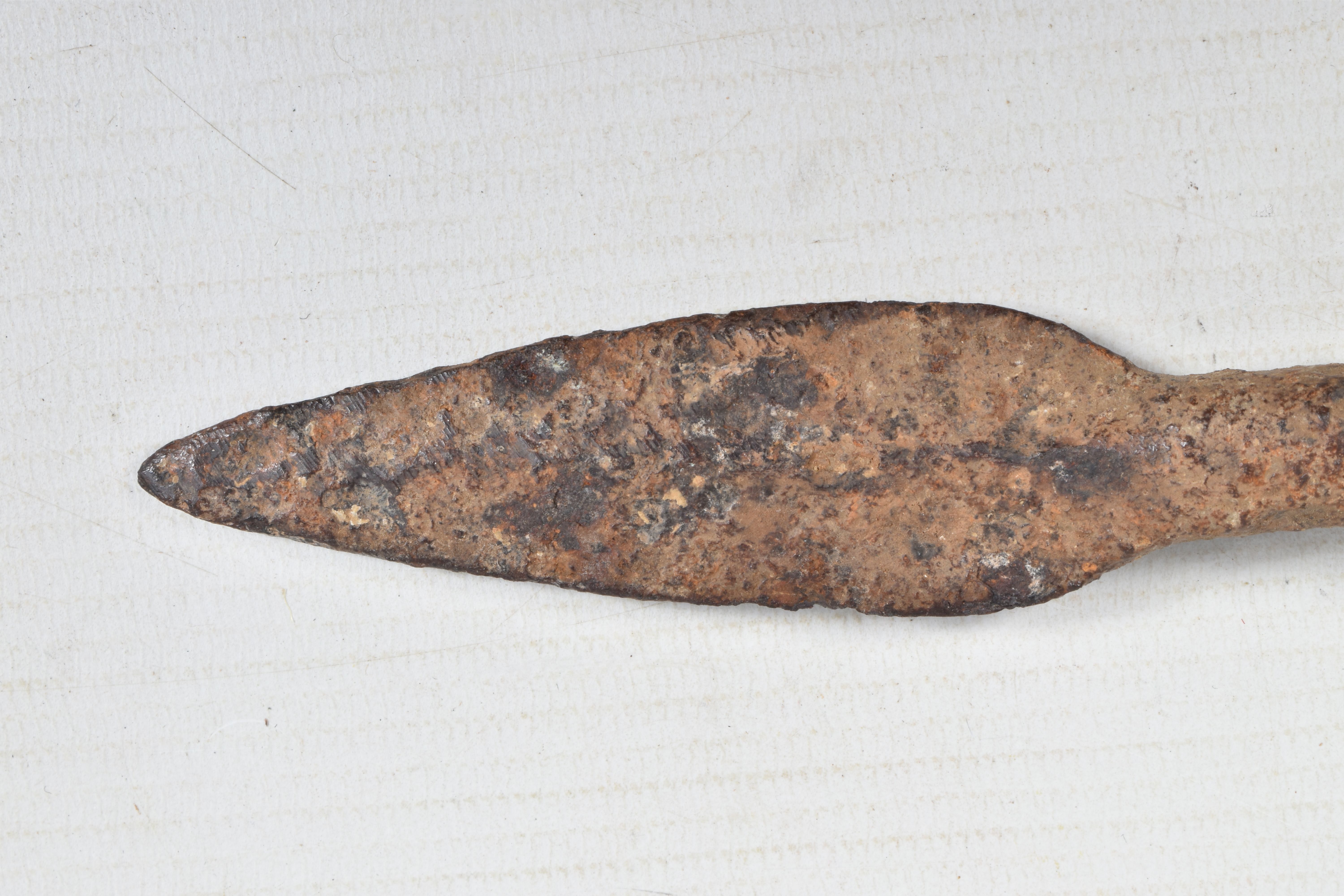 TWO ANCIENT WEAPONS, to include an axe head and a Celtic spearhead, the axe head is believed to be - Image 9 of 14