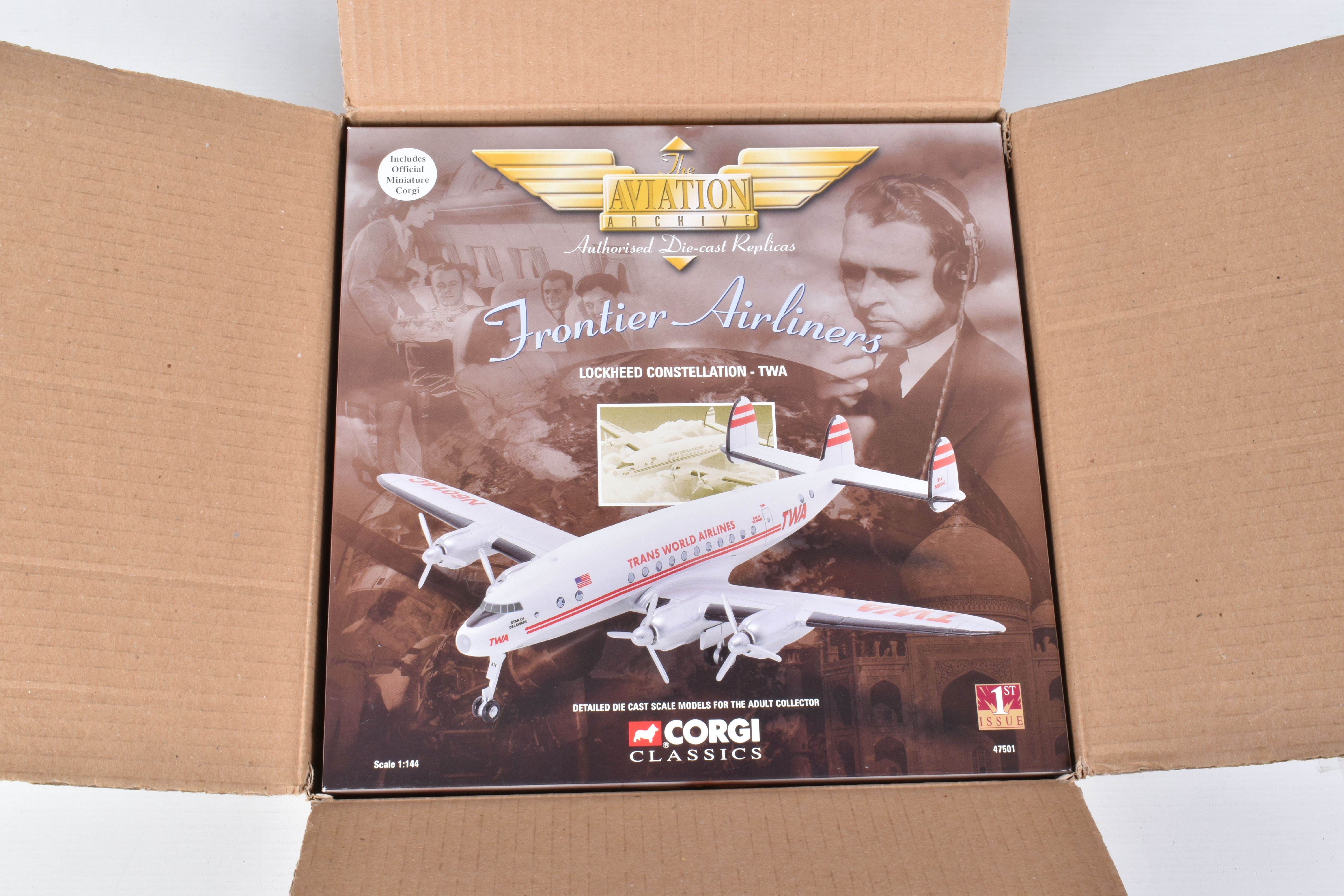 A QUANTITY OF BOXED MODERN DIECAST VEHICLES, to include Corgi Aviation Archive Frontier Airliners - Image 8 of 12