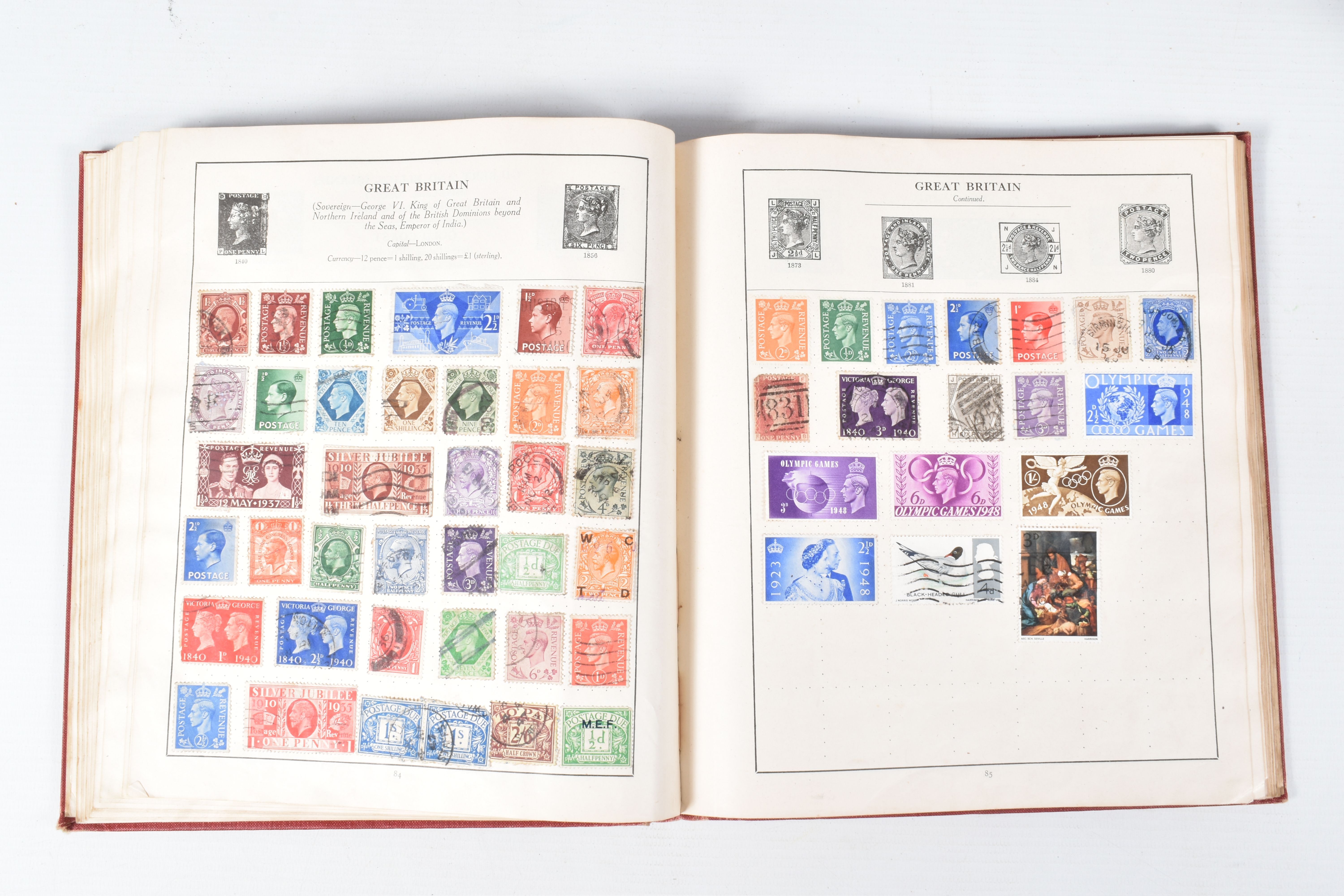 STAMP COLLECTION IN 2 SMALL CASES. We note 2 Strand type albums with multi-generation collectionm - Image 11 of 23