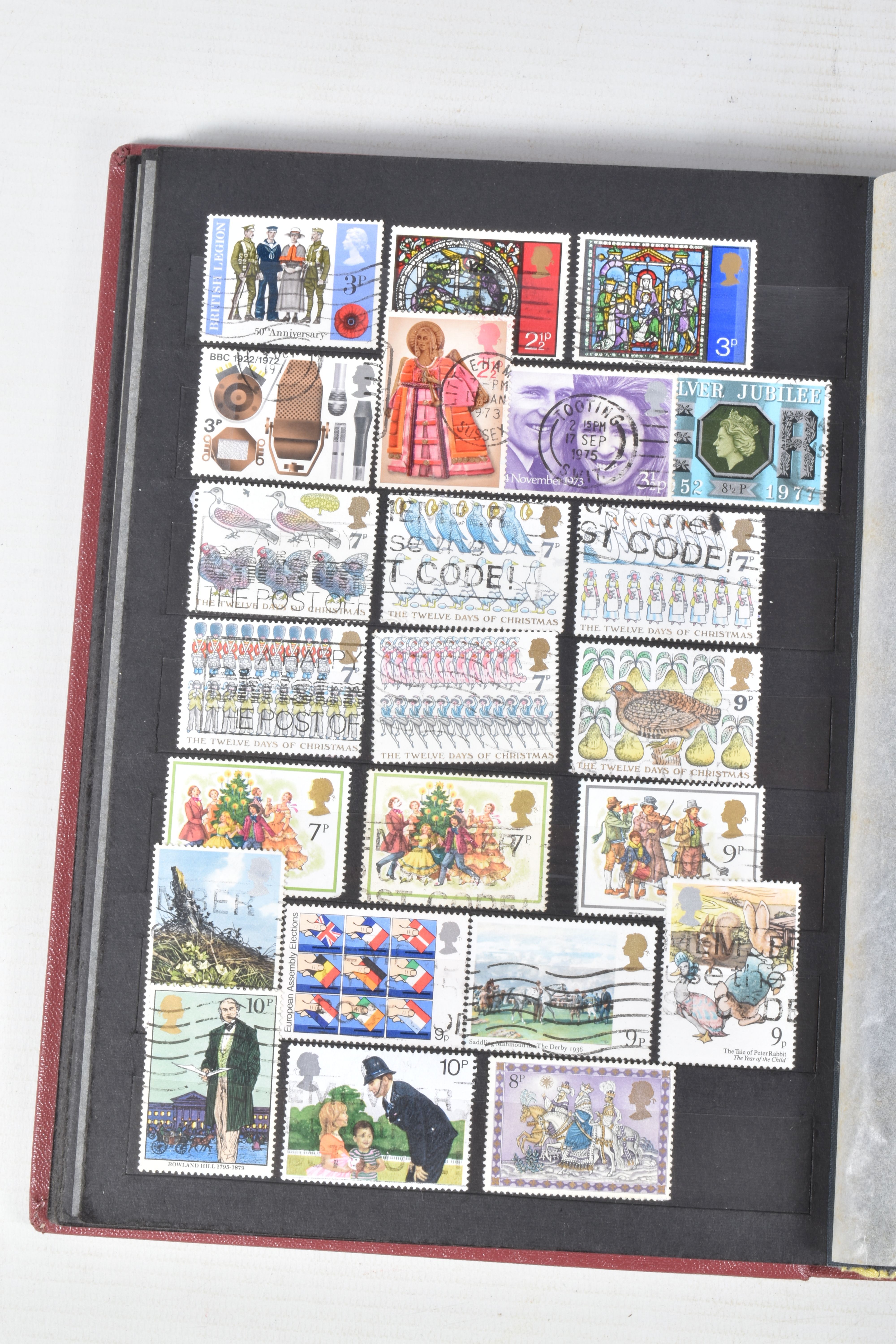 LARGE ACCUMULATION OF STAMPS IN 2 BOXES. Includes 1970s presentation cards, but main value is in - Image 24 of 30