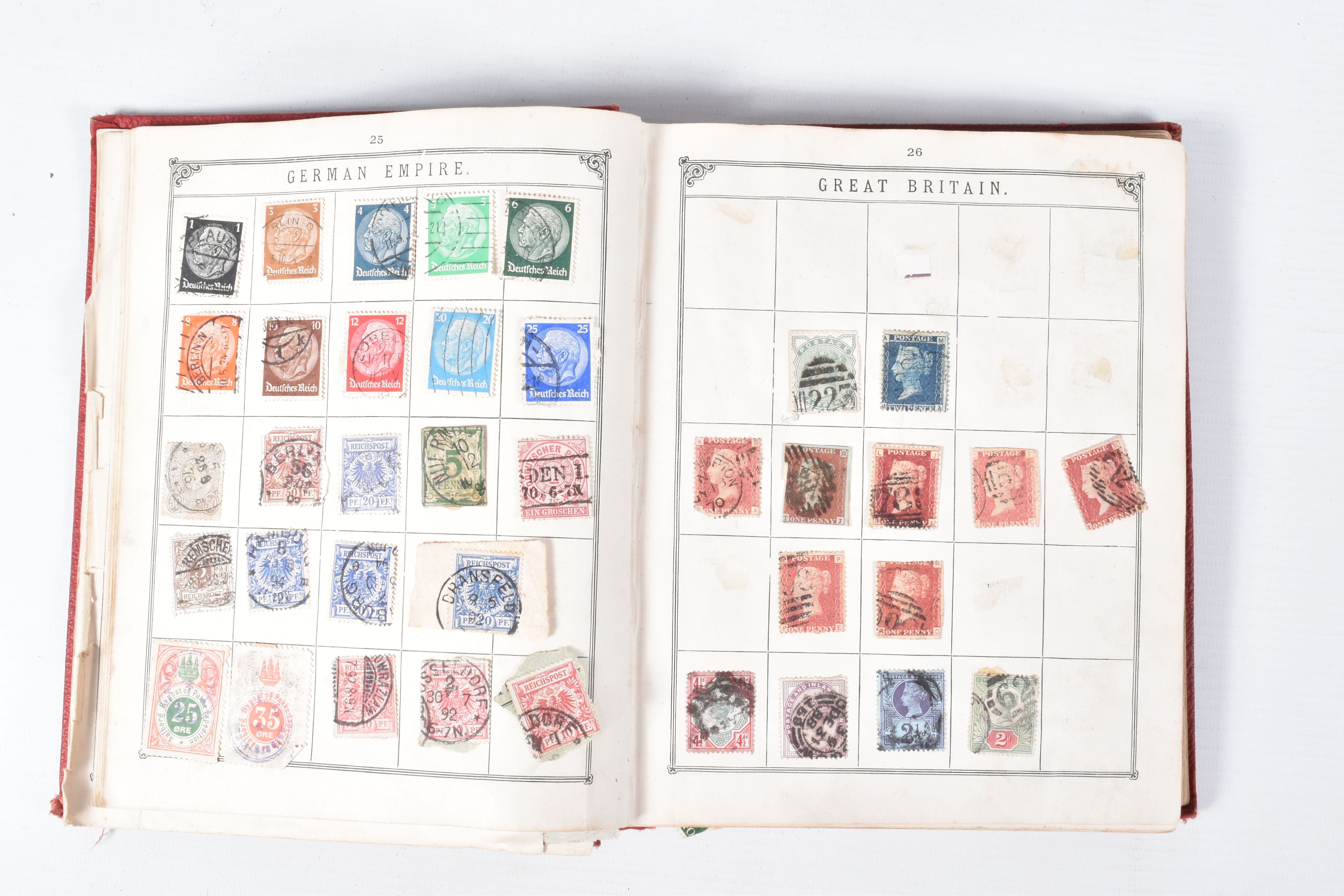 STAMP COLLECTION IN 2 SMALL CASES. We note 2 Strand type albums with multi-generation collectionm - Image 18 of 23