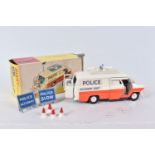 A BOXED DINKY TOYS FORD TRANSIT POLICE ACCIDENT UNIT, No.287, complete with two sign, four cones (