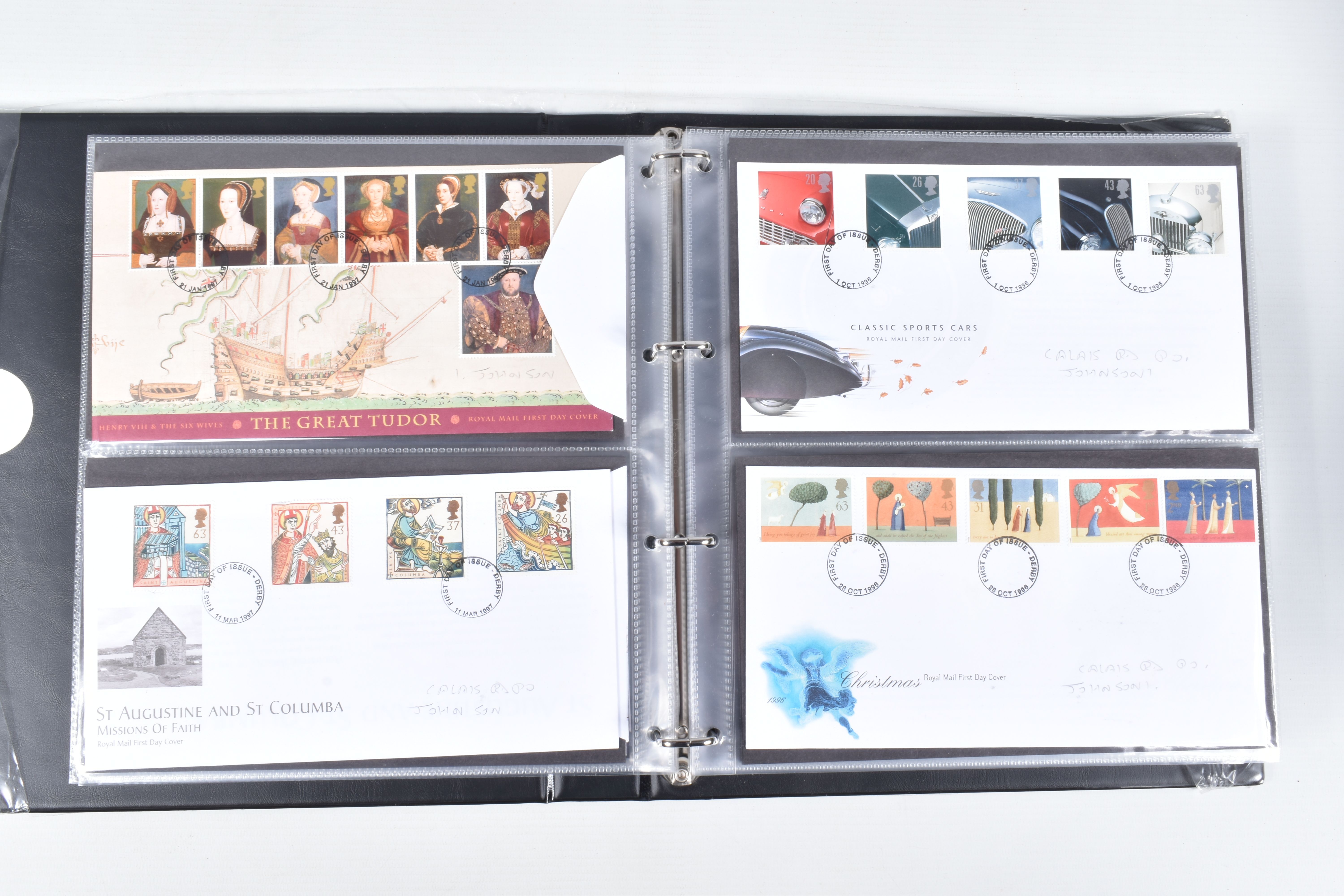 BOX OF STAMPS IN 8 ALBUMS.Mainly GB FDCs with the odd presentation pack, also worldwide general - Image 14 of 16