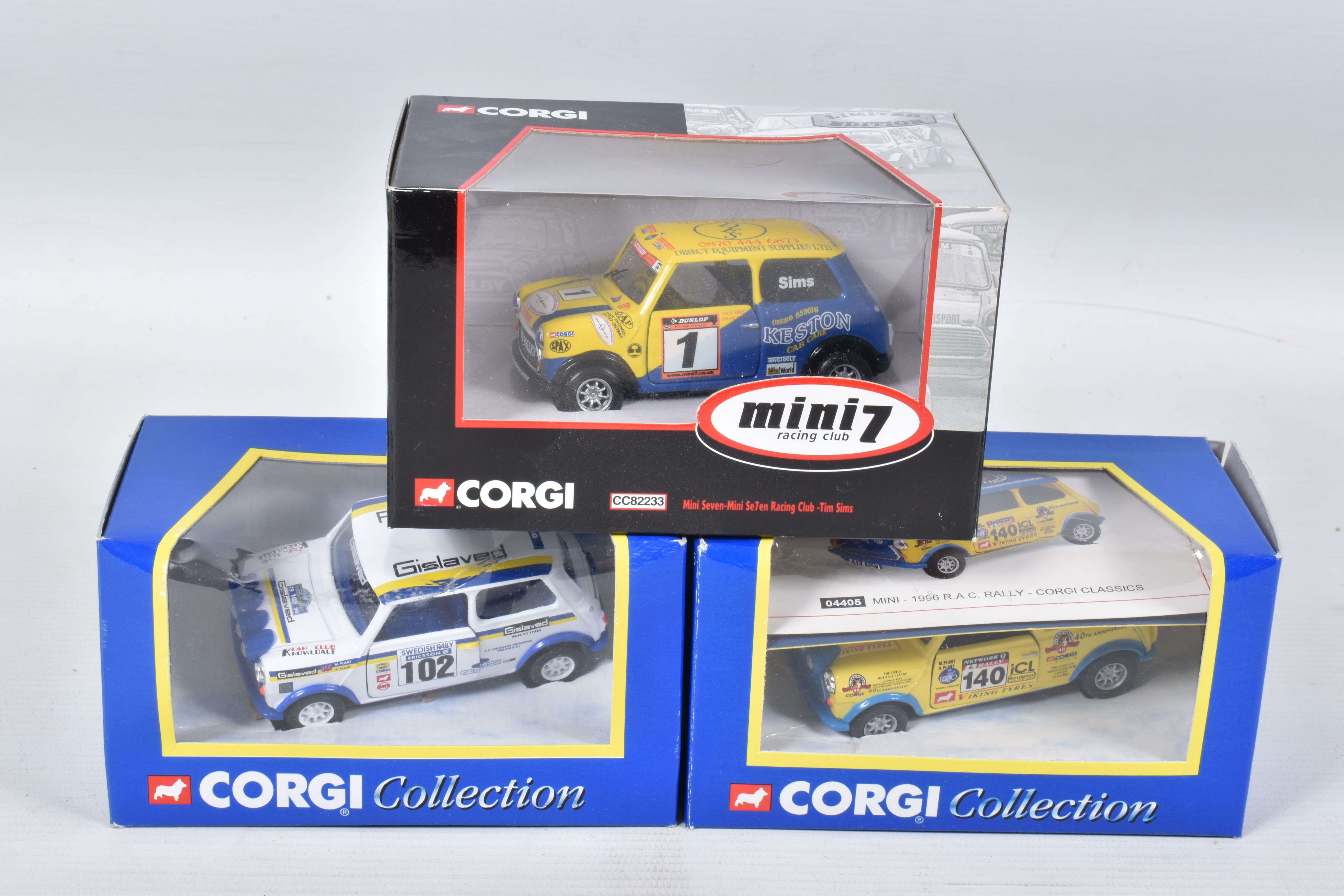 A COLLECTION OF CORGI MINI MODEL CARS, to include a limited edition Mini 7 1999 Mini Se7en & Mini - Image 7 of 10