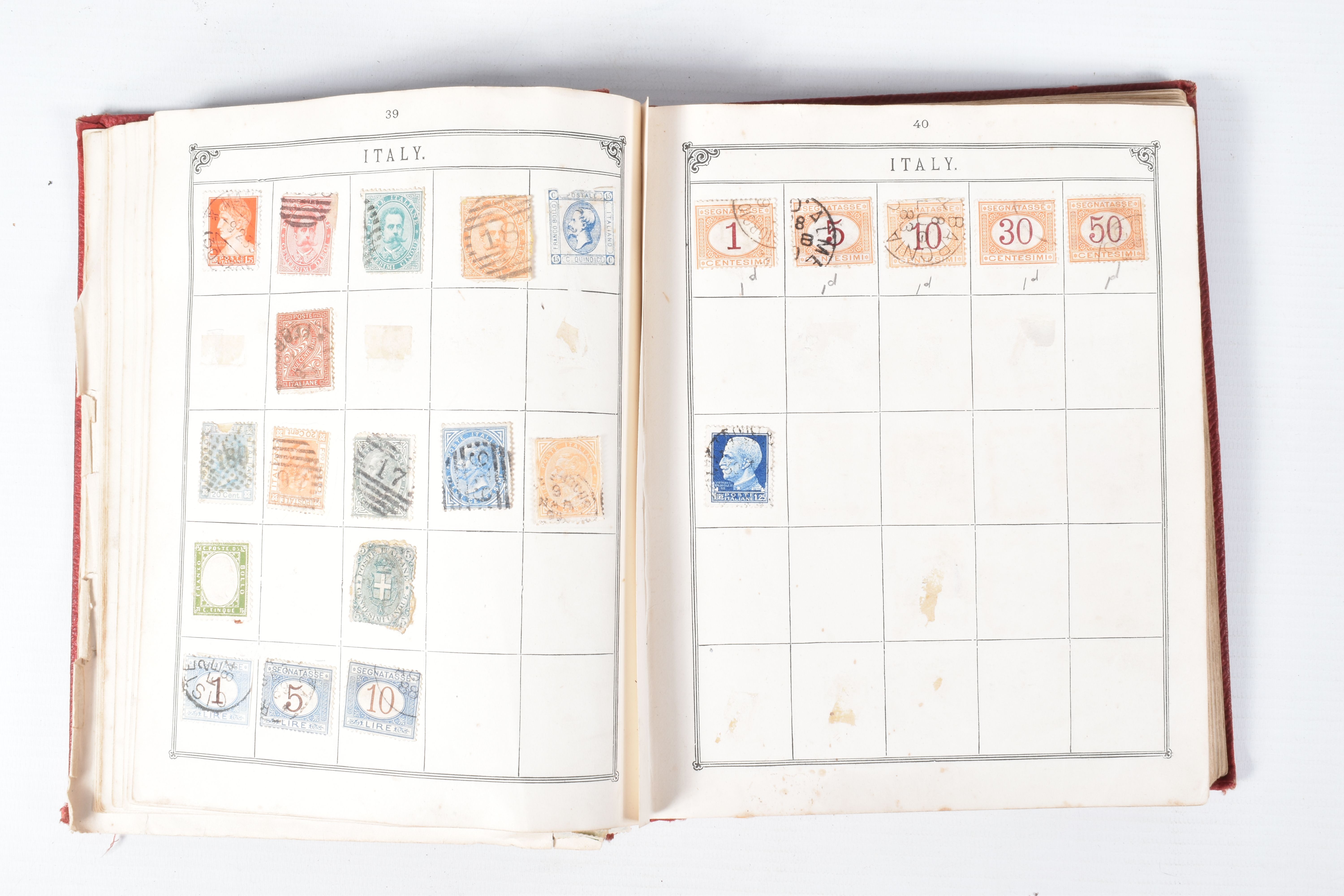 STAMP COLLECTION IN 2 SMALL CASES. We note 2 Strand type albums with multi-generation collectionm - Image 19 of 23