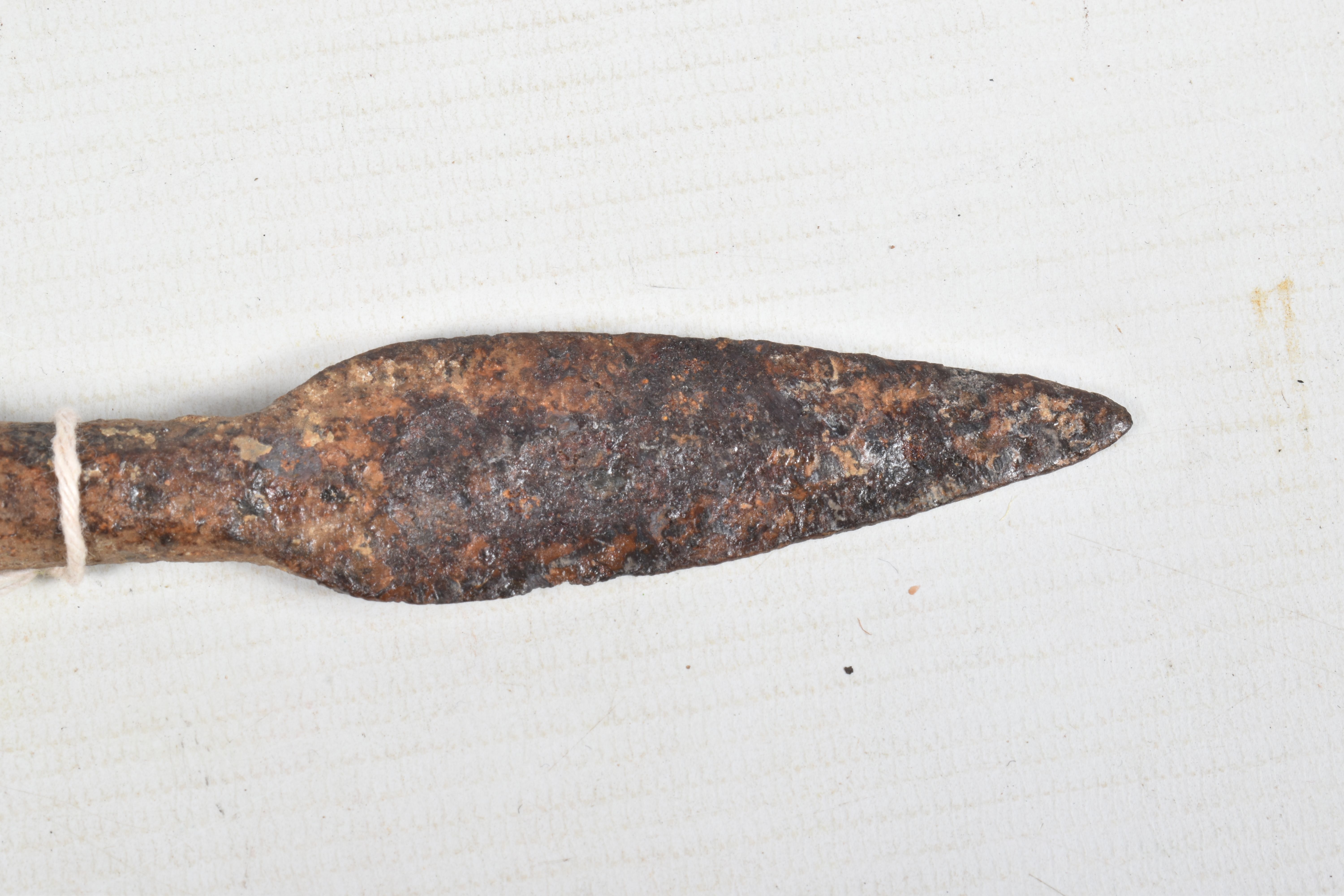 TWO ANCIENT WEAPONS, to include an axe head and a Celtic spearhead, the axe head is believed to be - Image 12 of 14