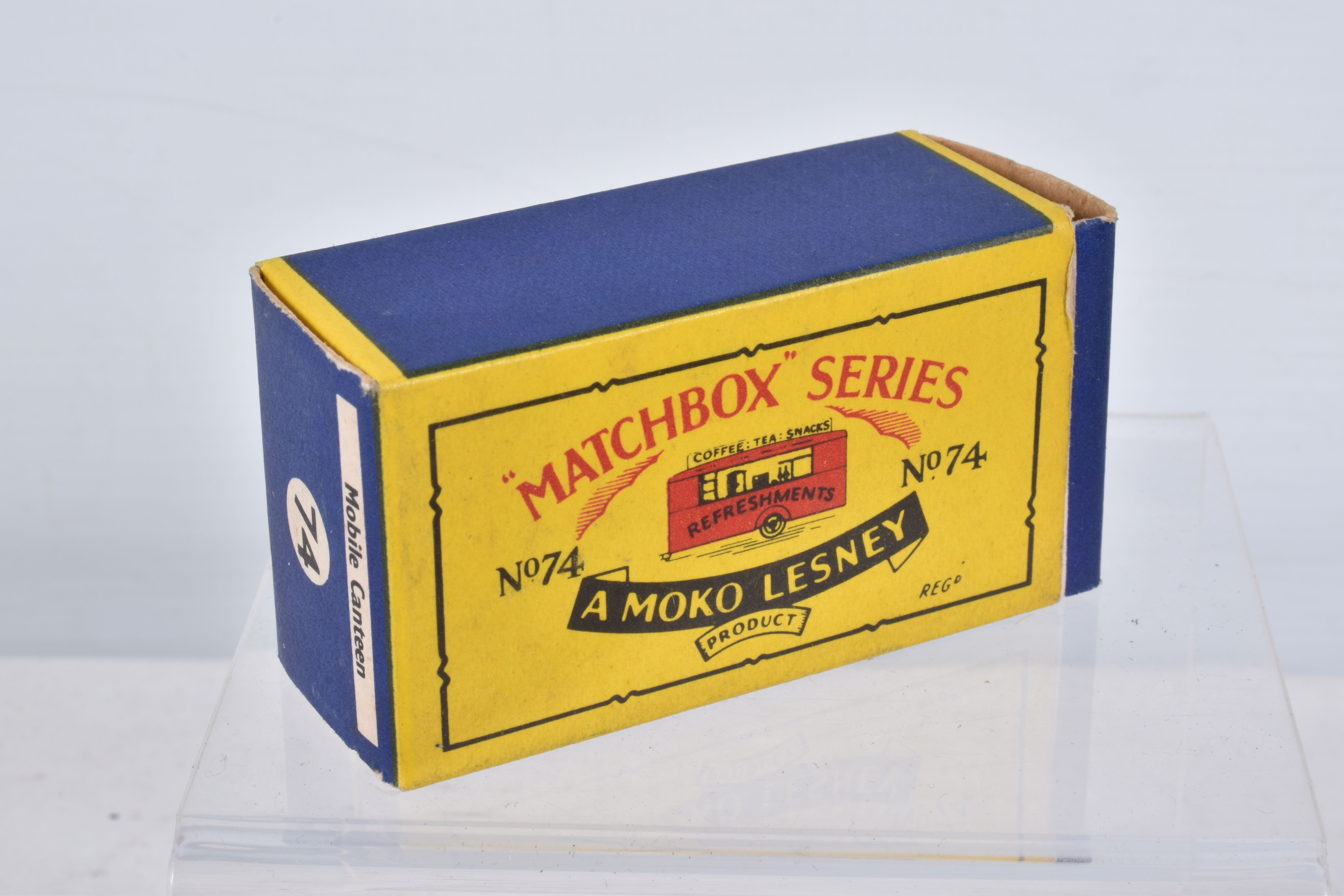 A BOXED MOKO LESNEY MATCHBOX SERIES MOBILE CANTEEN,No.74, white/cream body, light blue base and - Image 2 of 6