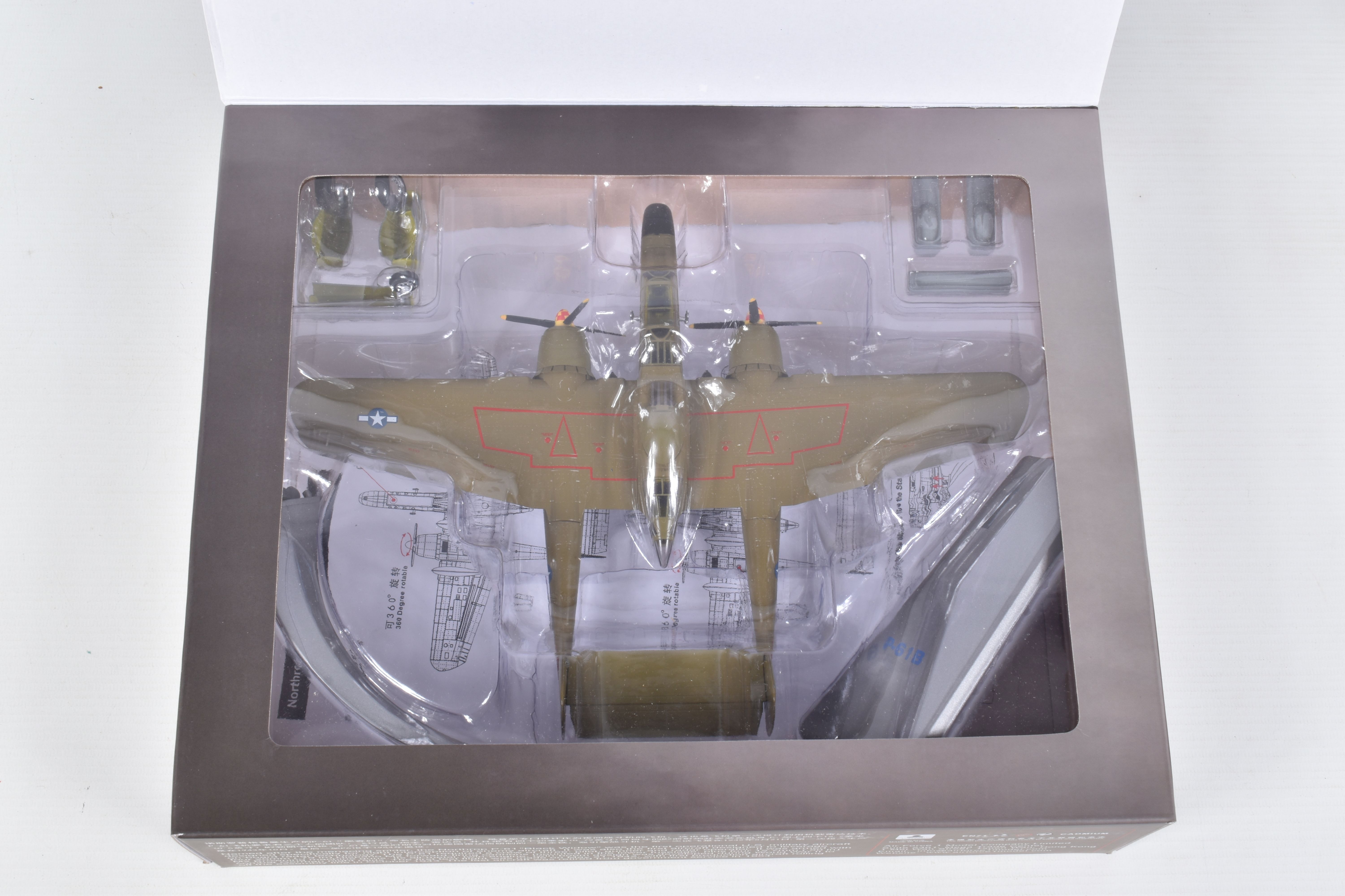 FIVE BOXED AIRCRAFT MODELS, the first is a 1:48 scale, Armour Collection F4U Corsair, numbered - Image 15 of 15