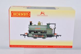 A BOXED OO GAUGE HORNBY MODEL RAILWAY STEAM LOCOMOTIVE, Willans and Robinson, Peckett W4 Class 0-4-