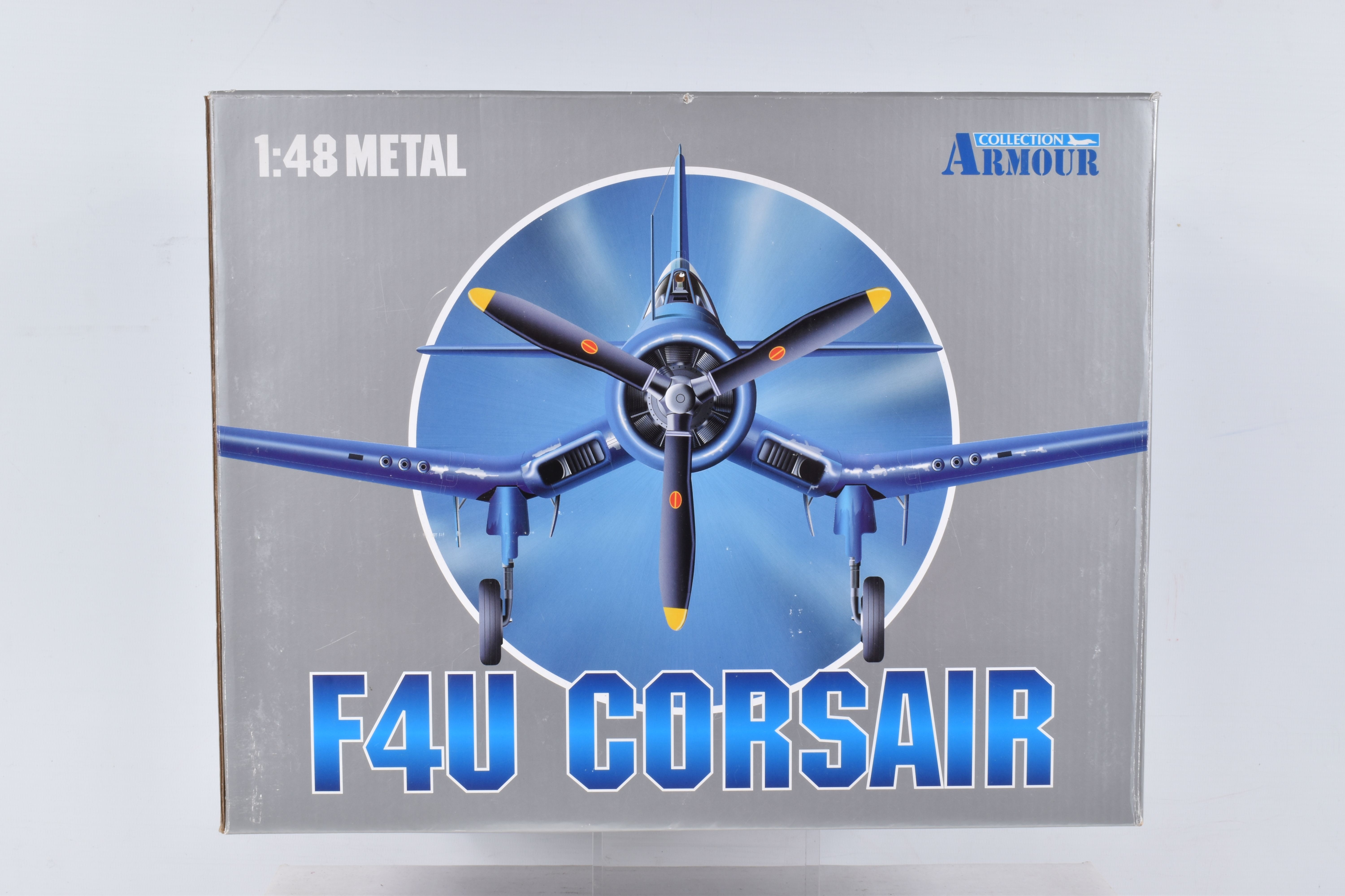 FIVE BOXED AIRCRAFT MODELS, the first is a 1:48 scale, Armour Collection F4U Corsair, numbered - Image 4 of 15