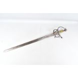 A SPANISH TOLEDO EL CID SWORD, this has no markings on the blade and all the decoration appears to