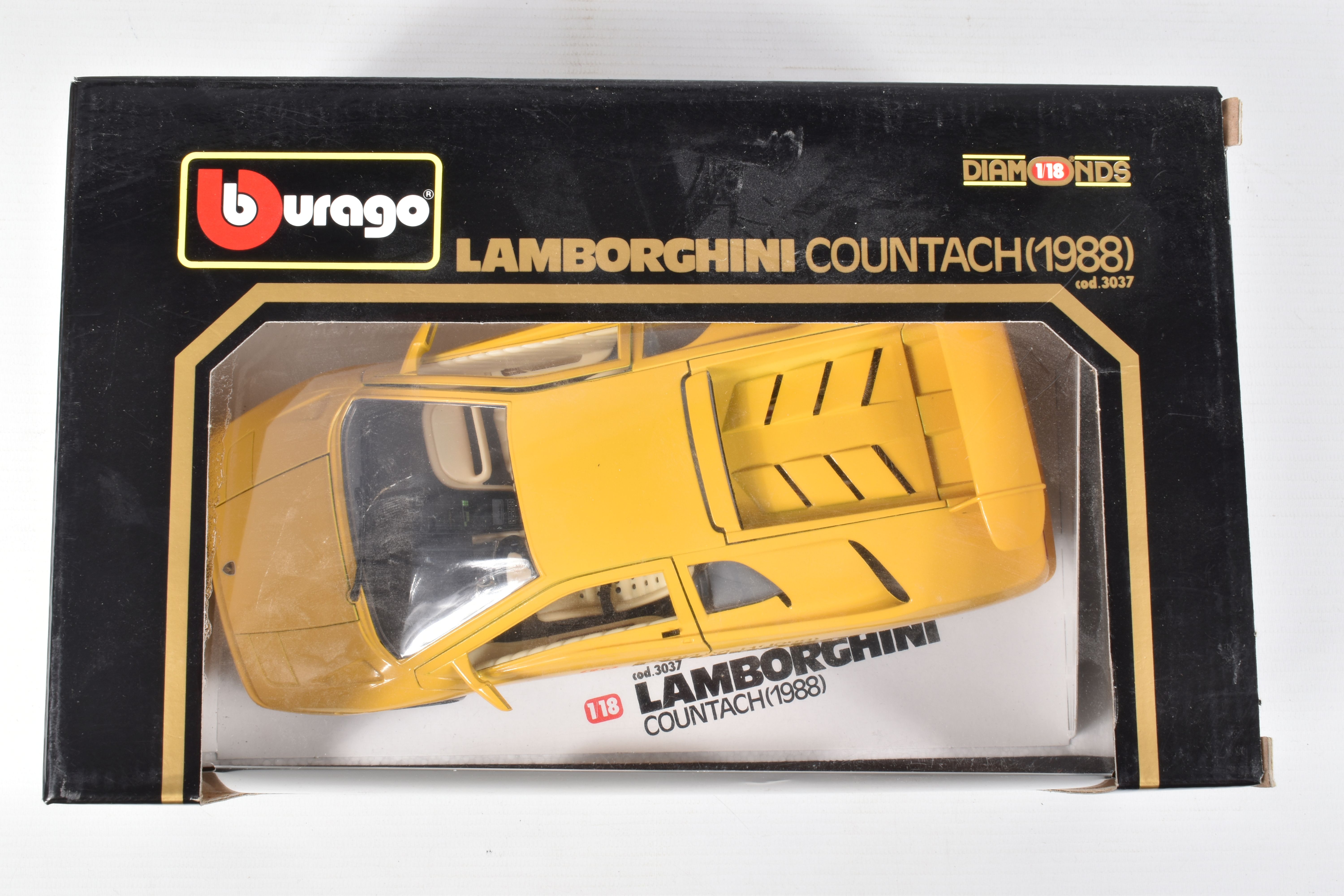 FIVE BOXED AND TWO LOOSE DIECAST MODEL VEHICLES, to include a Bburago Lamborghini Countach 1988 - Image 10 of 19