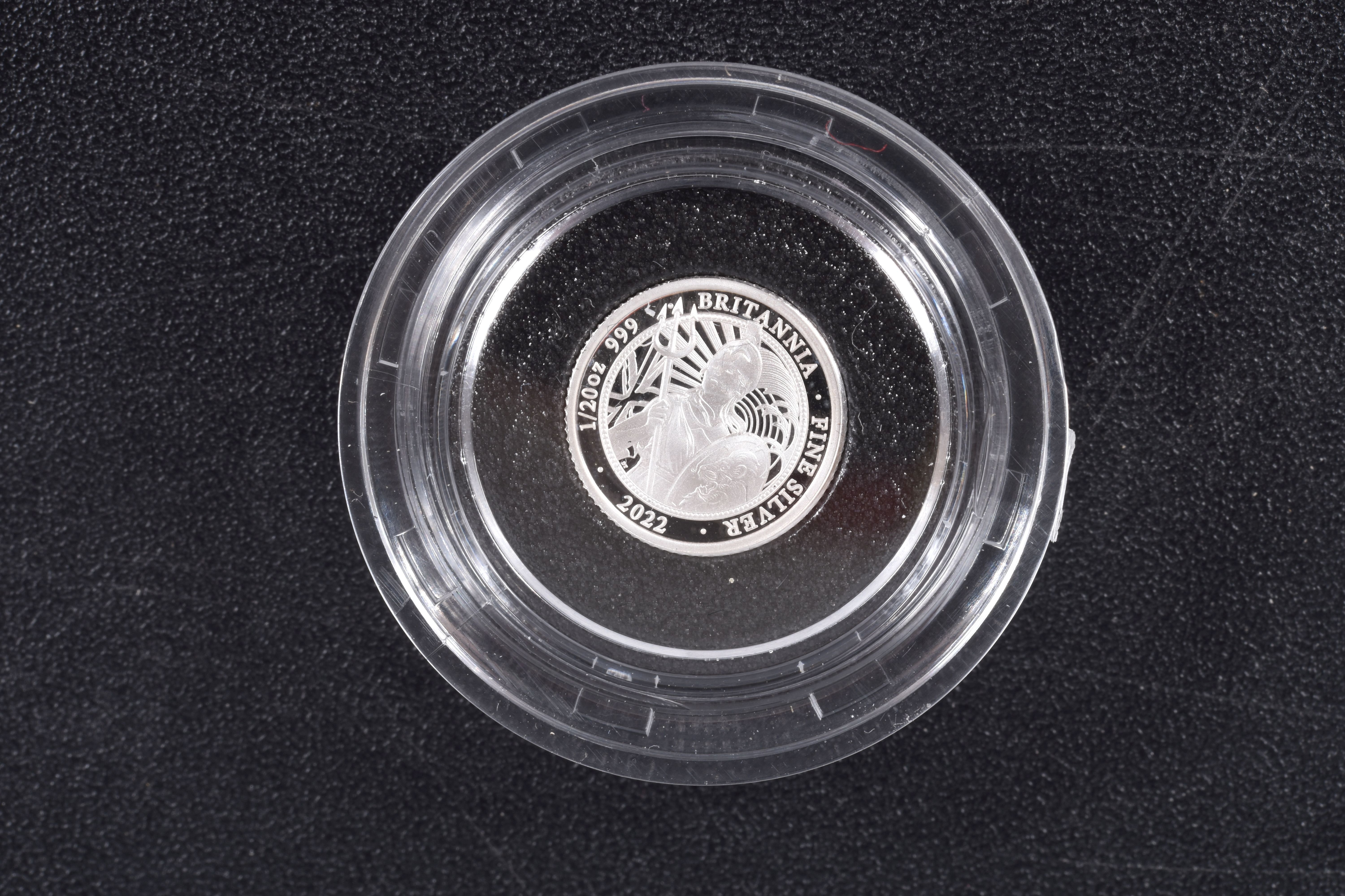 A ROYAL MINT BRITANNIA 2022 6-COIN SILVER PROOF SET of 1 Ounce.999Silver, Half Ounce,Quarter Ounce, - Image 7 of 15