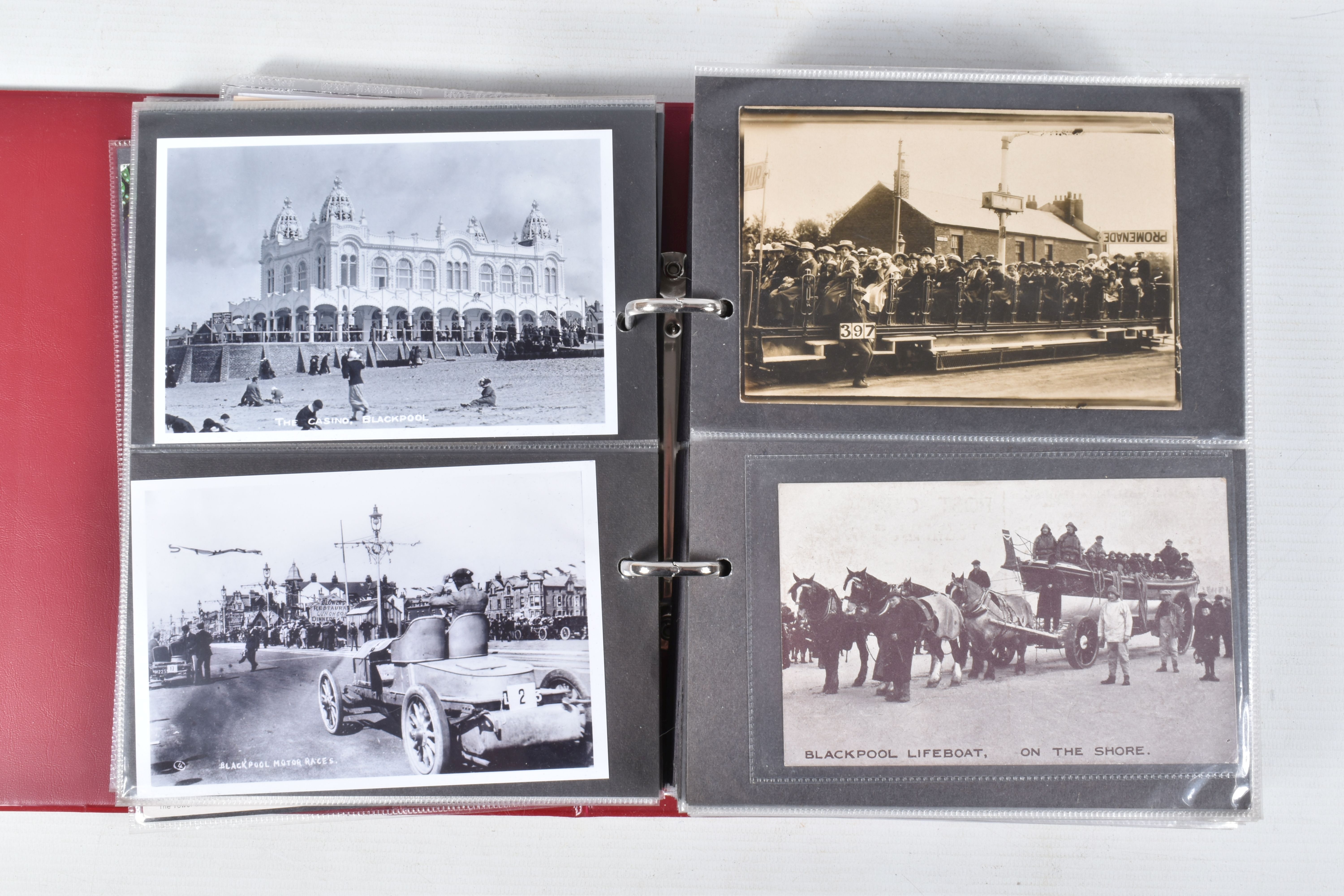 FIVE POSTCARD ALBUMS OF BLACKPOOL each containing approximately 150-200 cards per album, the - Image 8 of 11