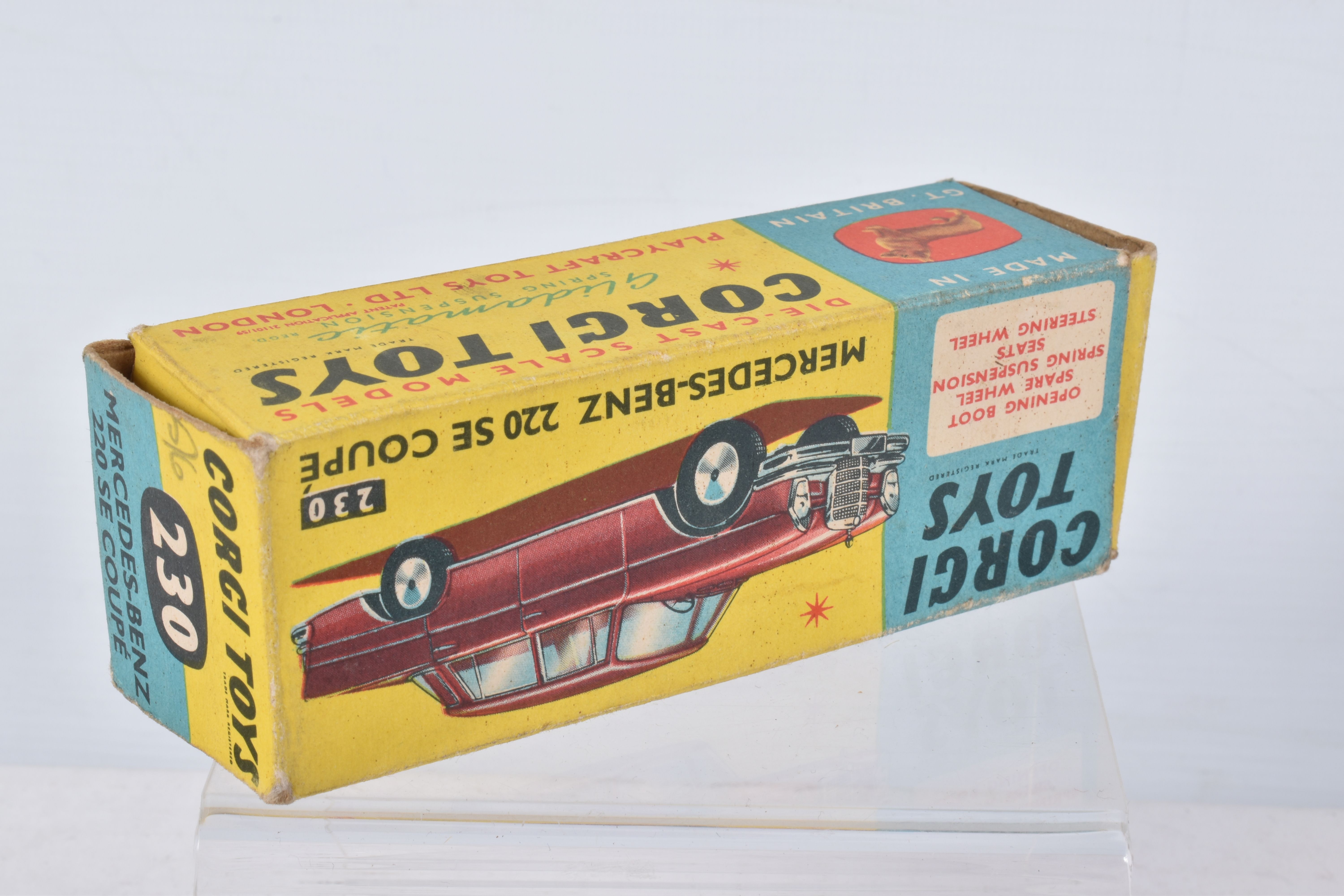 FOUR BOXED CORGI TOYS CAR MODELS, Ford Thunderbird Open Sports, No.215S, missing driver, Bentley - Image 18 of 29