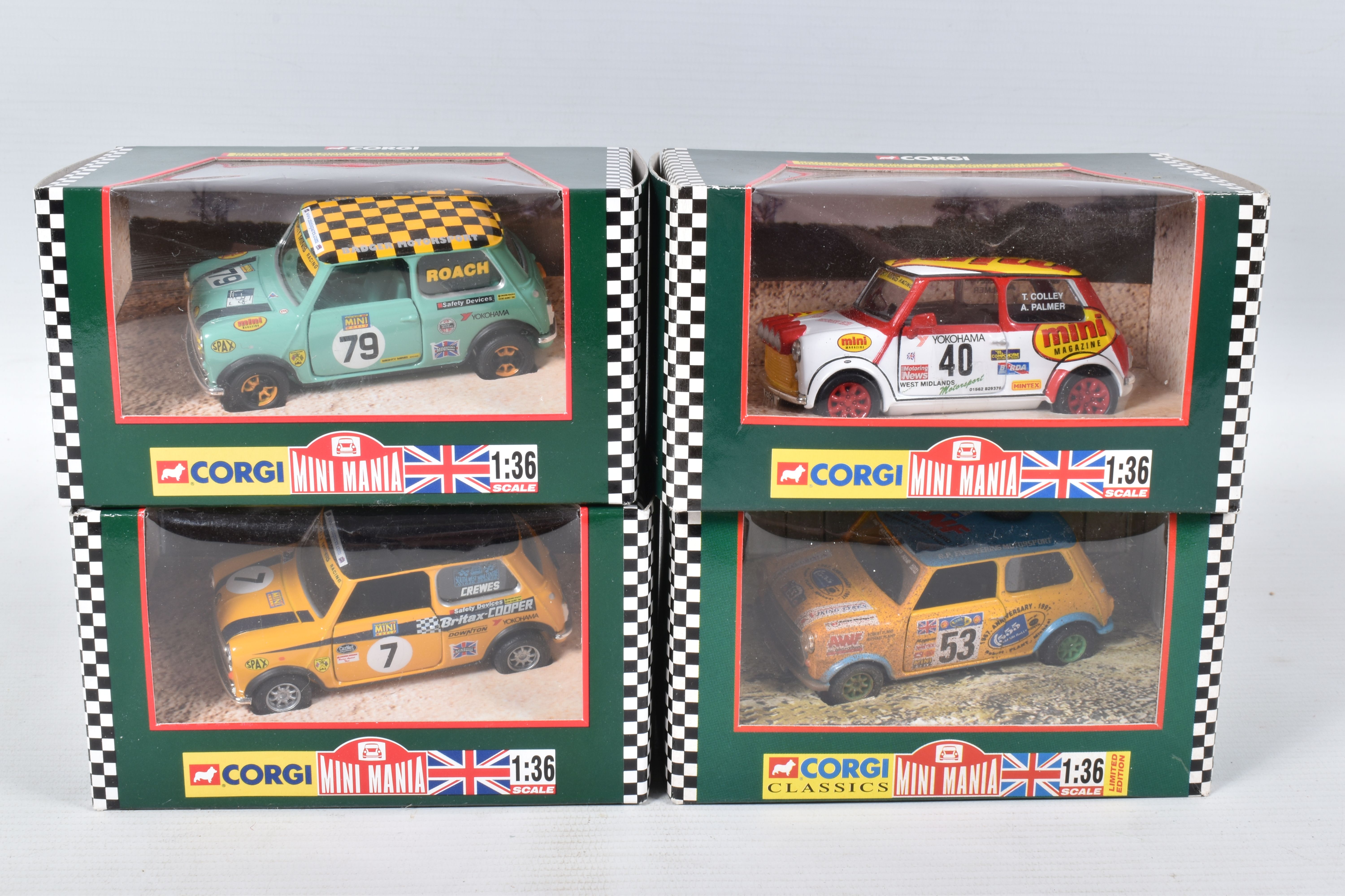 A COLLECTION OF CORGI MINI MODEL CARS, to include a limited edition Mini 7 1999 Mini Se7en & Mini - Image 5 of 10