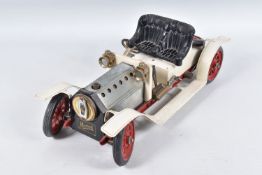 AN UNBOXED MAMOD LIVE STEAM ROADSTER, No.SA1, not tested , playworn condition with paint loss,