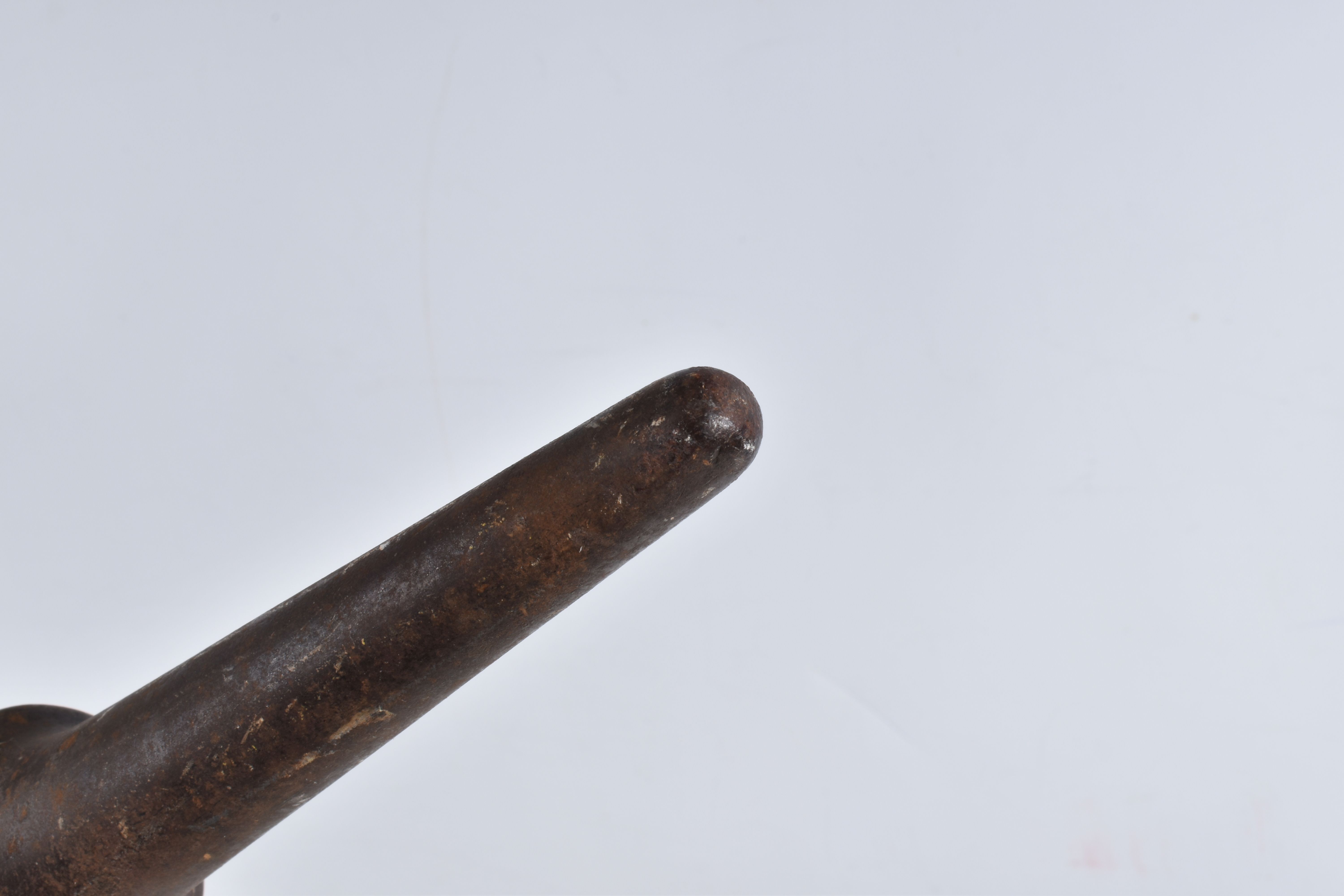 A LARGE 19TH CENTURY BOARDING STYLE PIKE/ CAVALRY LANCE, featuring an ash shaft with an off centre - Image 8 of 8