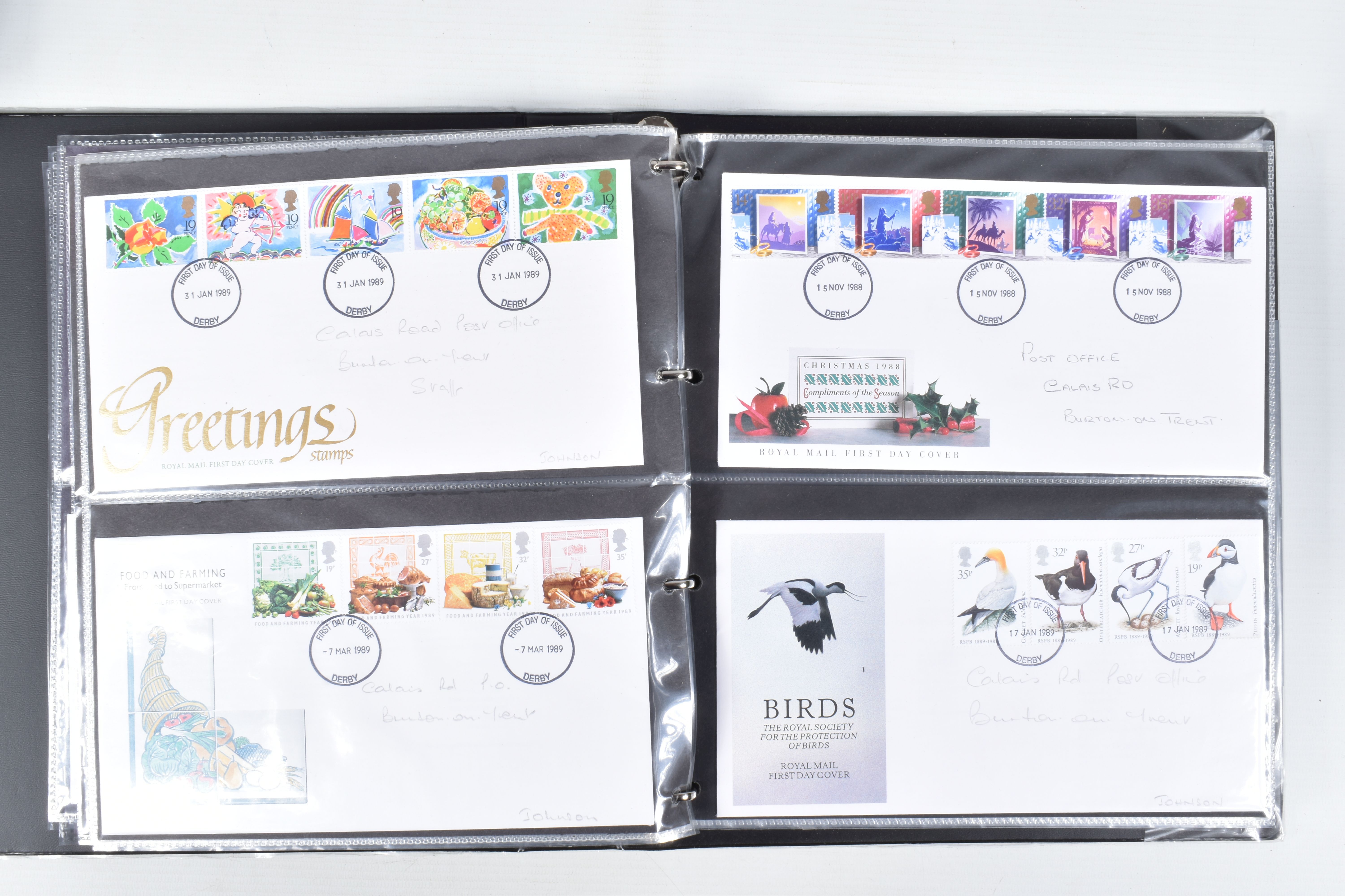 BOX OF STAMPS IN 8 ALBUMS.Mainly GB FDCs with the odd presentation pack, also worldwide general - Image 8 of 16