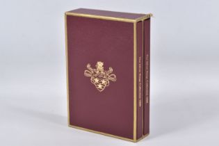 A KINGS OF ENGLAND COLLECTION 1980, TWO BOOKS OF FIVE X CAYMEN ISLANDS PROOF $25 COINS, with