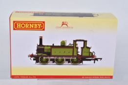 A BOXED OO GAUGE HORNBY MODEL RAILWAY STEAM LOCOMOTIVE, Class A1 Terrier 0-6-0T no. 735 in LSWR