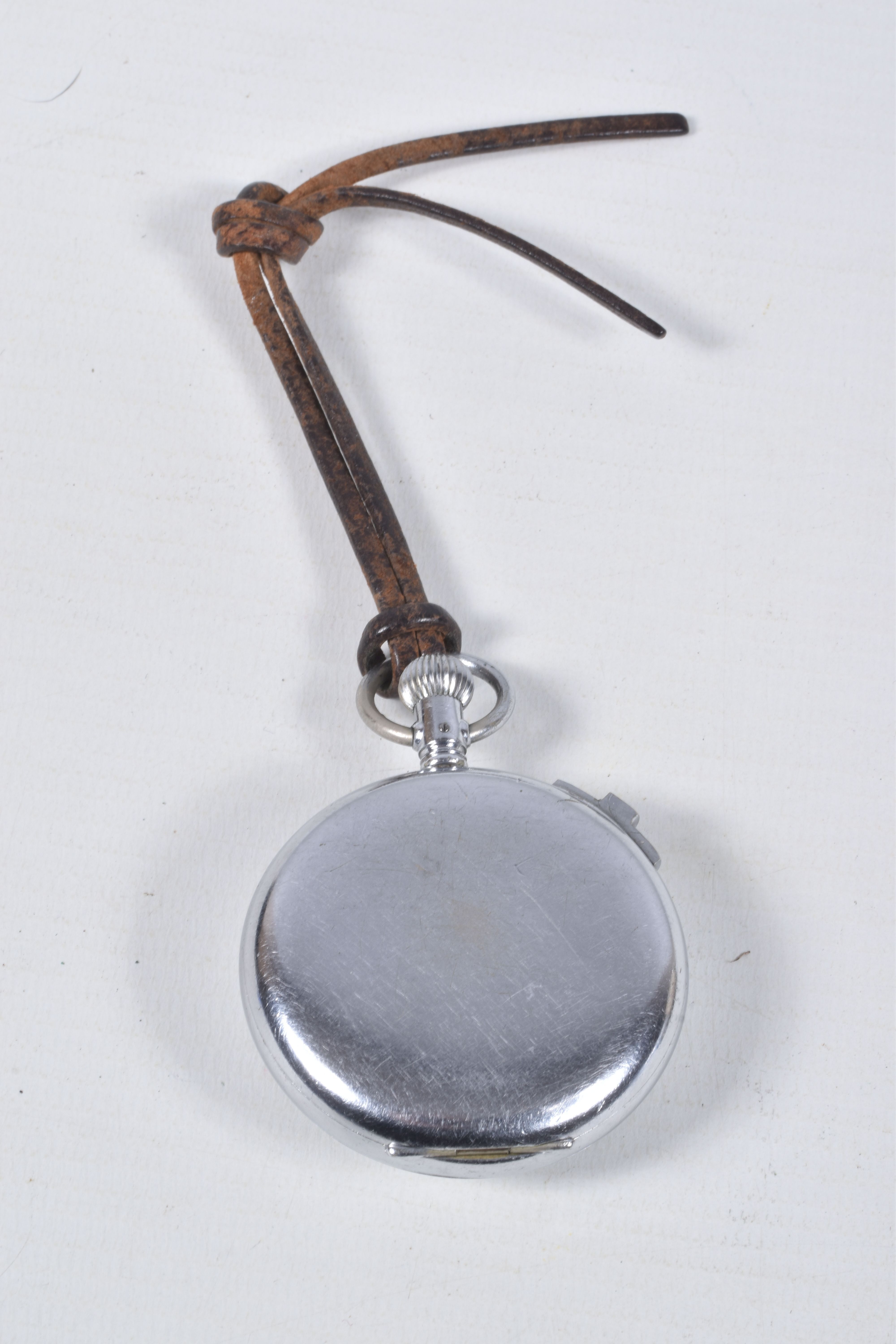 A 'FINDLAY & CO' STOP WATCH AND A PADLOCK, base metal stop watch, together with a base metal padlock - Image 5 of 7