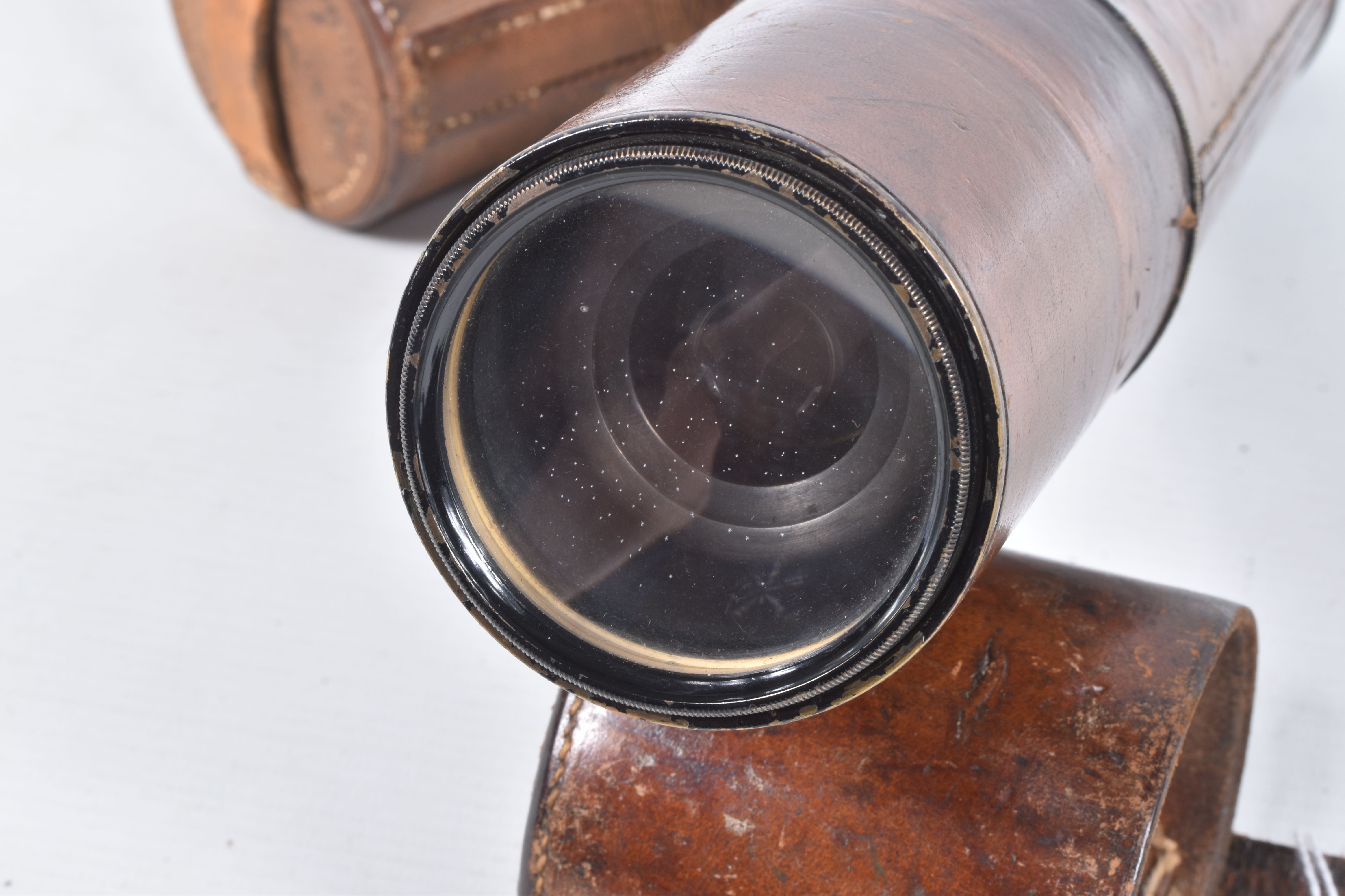 A WWI 1918 TELESCOPE AND LENS, post WWII field telephone and a reproduction shooting chair, the - Image 17 of 22