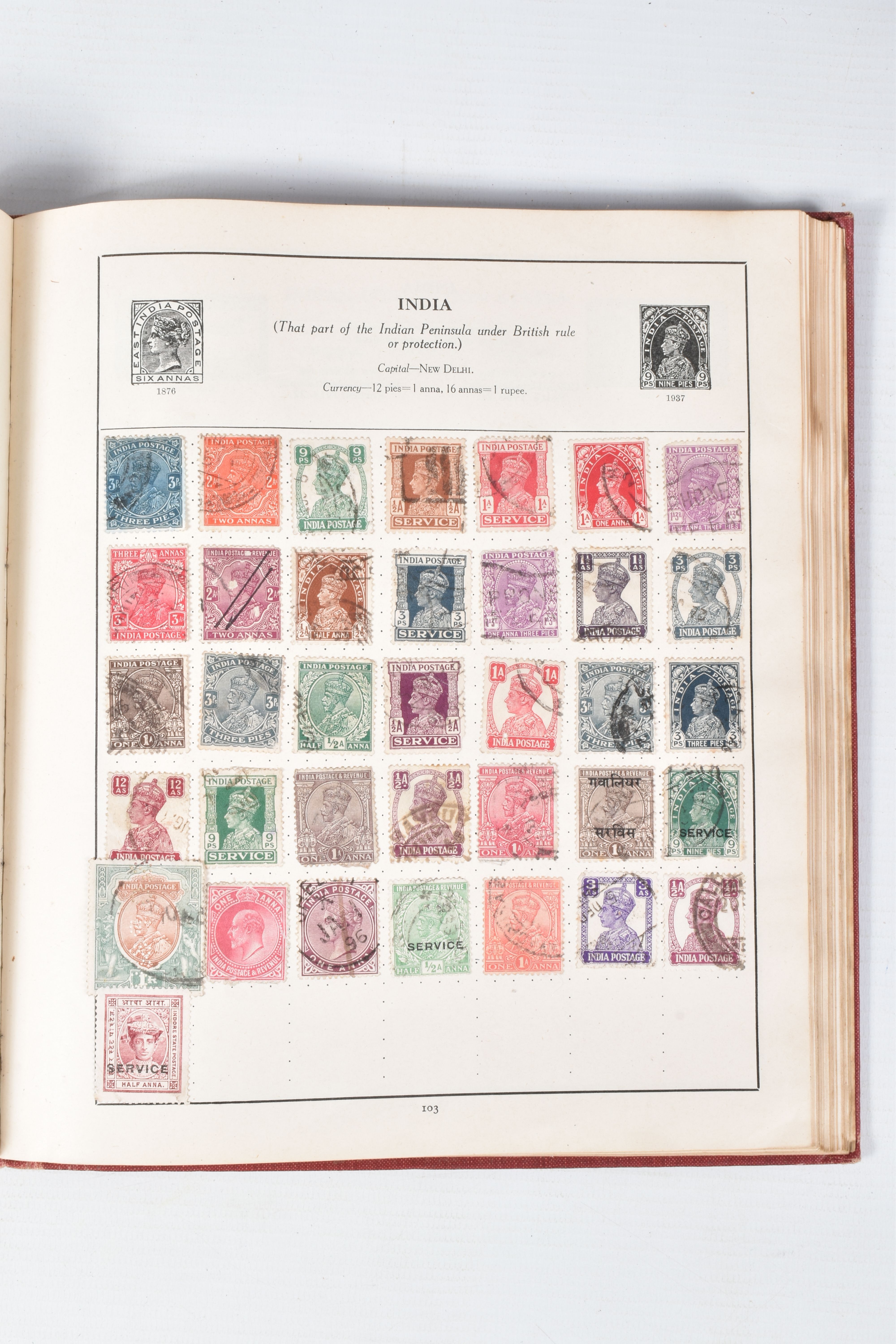 STAMP COLLECTION IN 2 SMALL CASES. We note 2 Strand type albums with multi-generation collectionm - Image 12 of 23