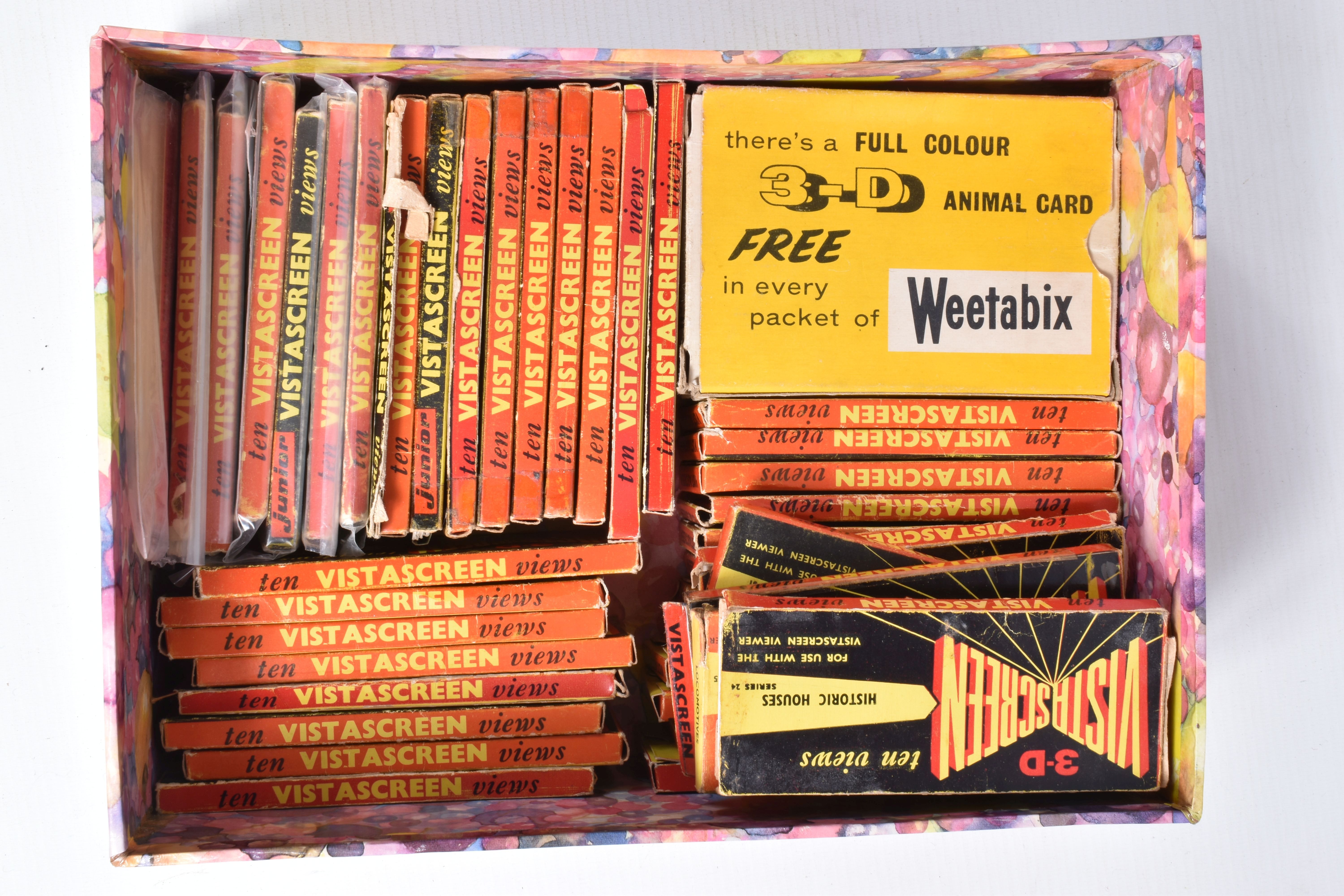 A BOX OF MID 20TH CENTURY VISTA SCREEN AND WEETABIX 3D VIEWERS AND A QUANTITY OF VISTA SCREEN 3D - Image 3 of 5