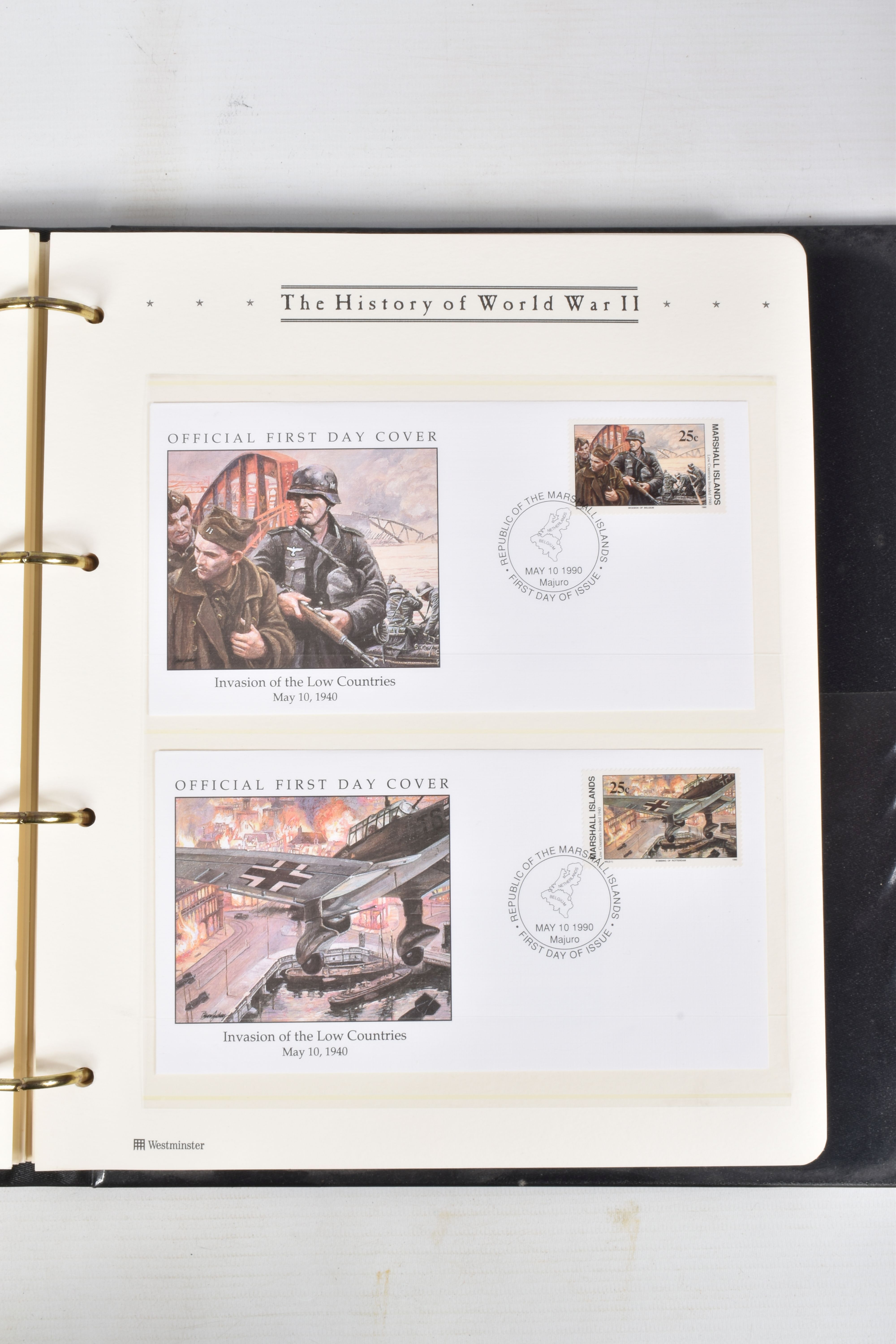 TWO BOXES WITH COLLECTION OF STAMPS TO INCLUDE A COUPLE OF HISTORY OF WWII COVERS. We also note a - Image 4 of 27